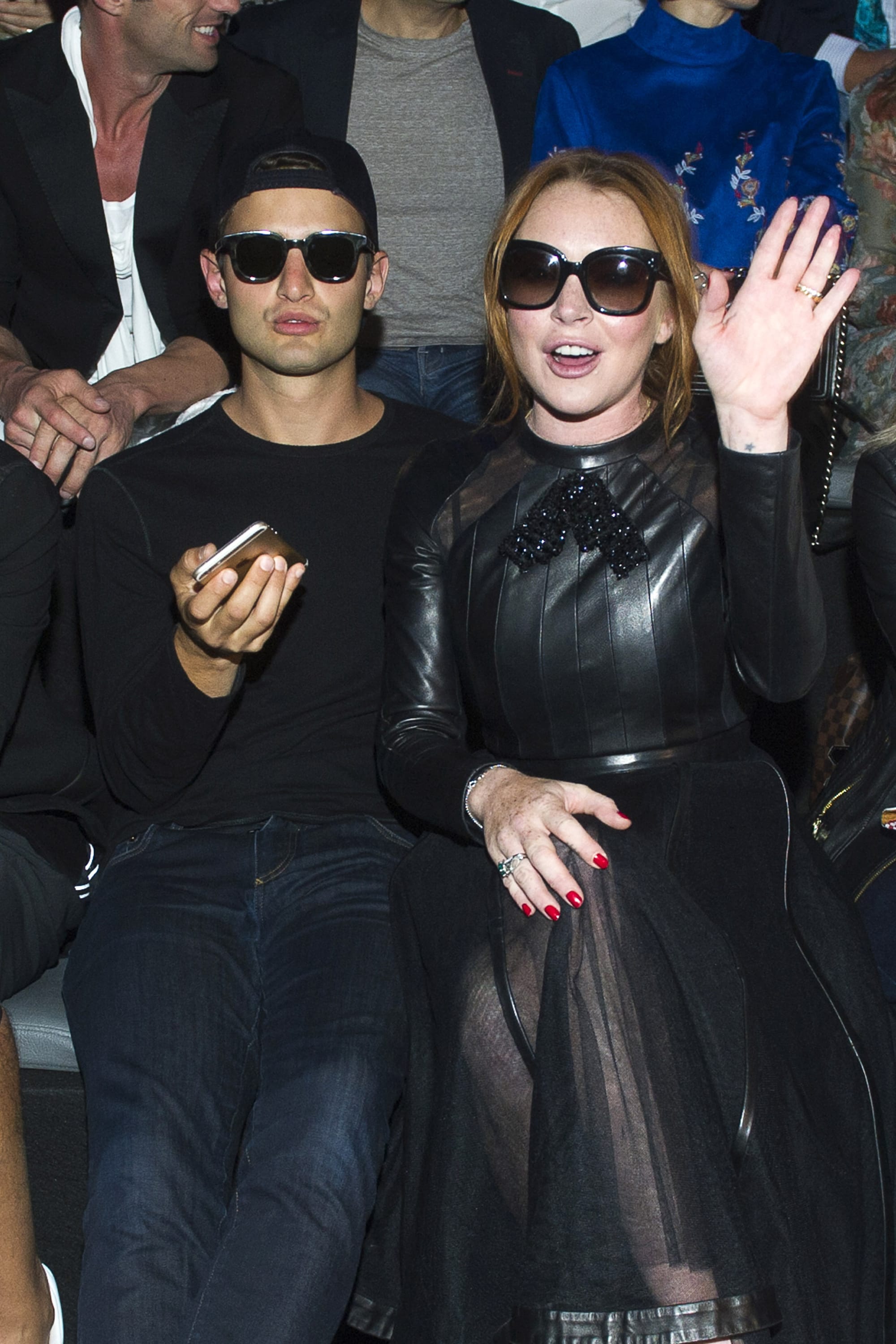 Lindsay Lohan at Fashion Week Madrid