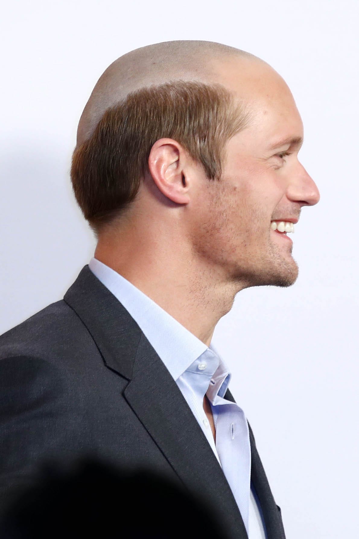 Alexander Skarsgard Is Wearing Ron Howard's Head Right Now