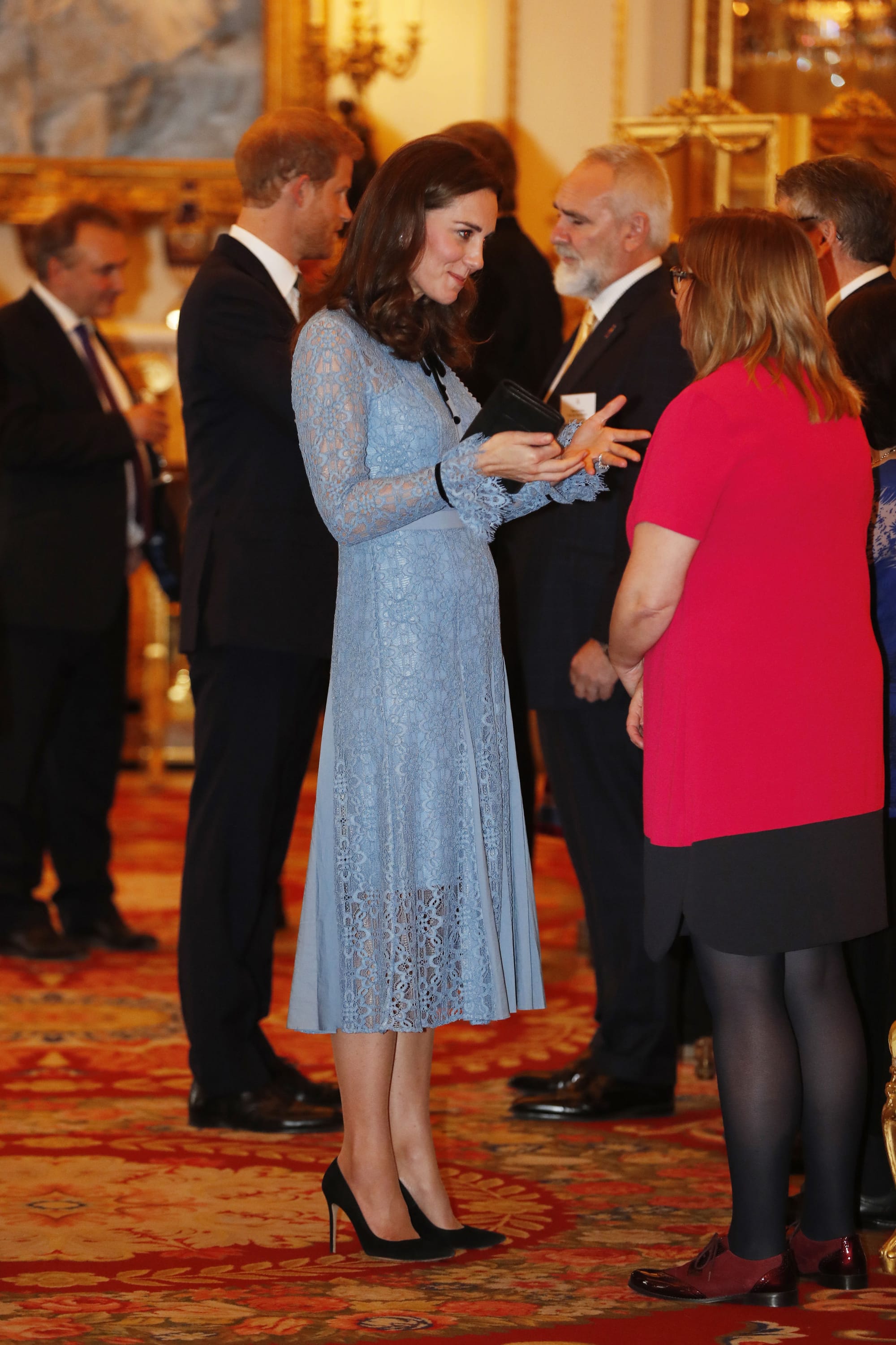 KATE IS BACK! (Wills and Harry Are There Too But Whatever)