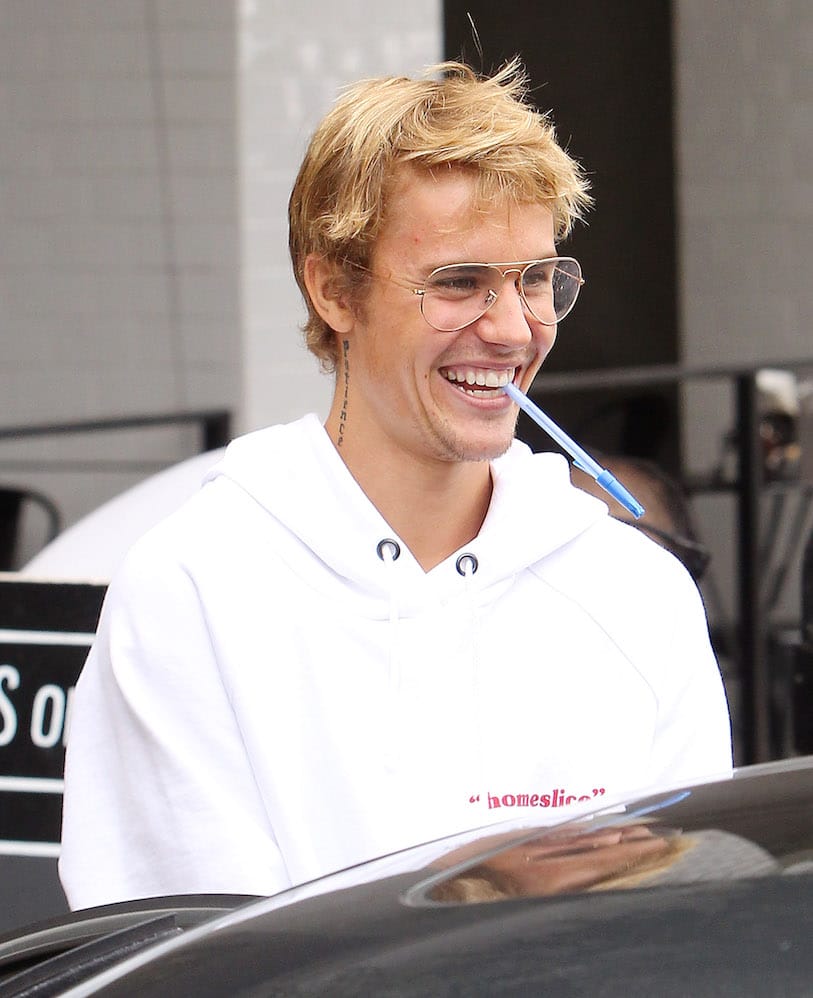Is Justin Bieber In Costume Here, Or...?