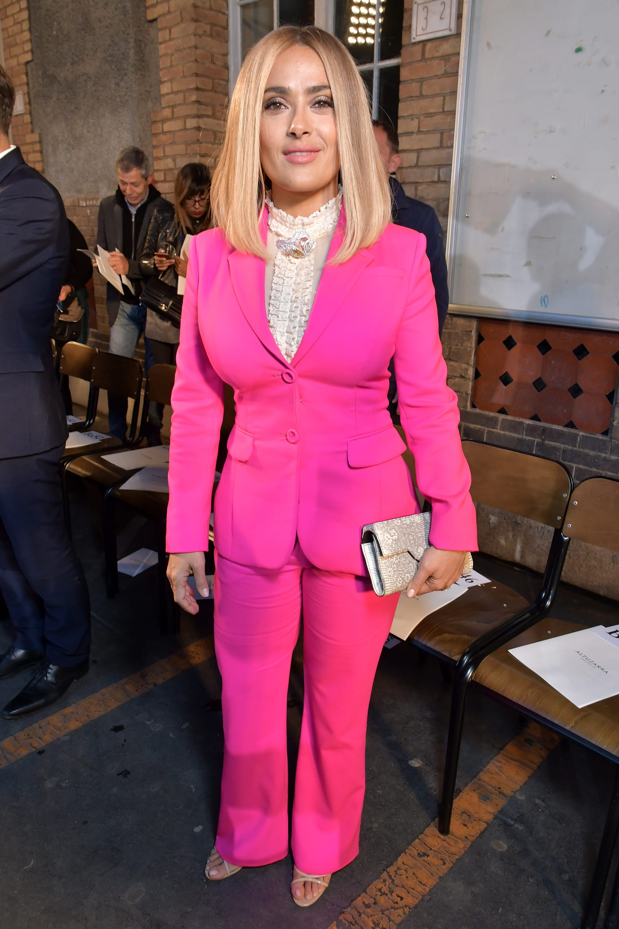 Salma Gets Wiggy With It Again