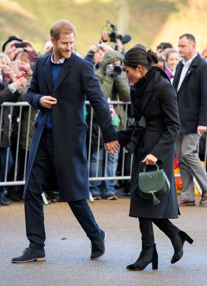 Meghan and Harry Pop Over to Cardiff Castle