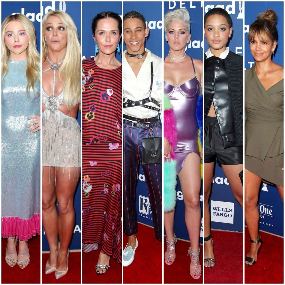 Halle Berry Tones It Down; Chloe Grace Glitters It Up