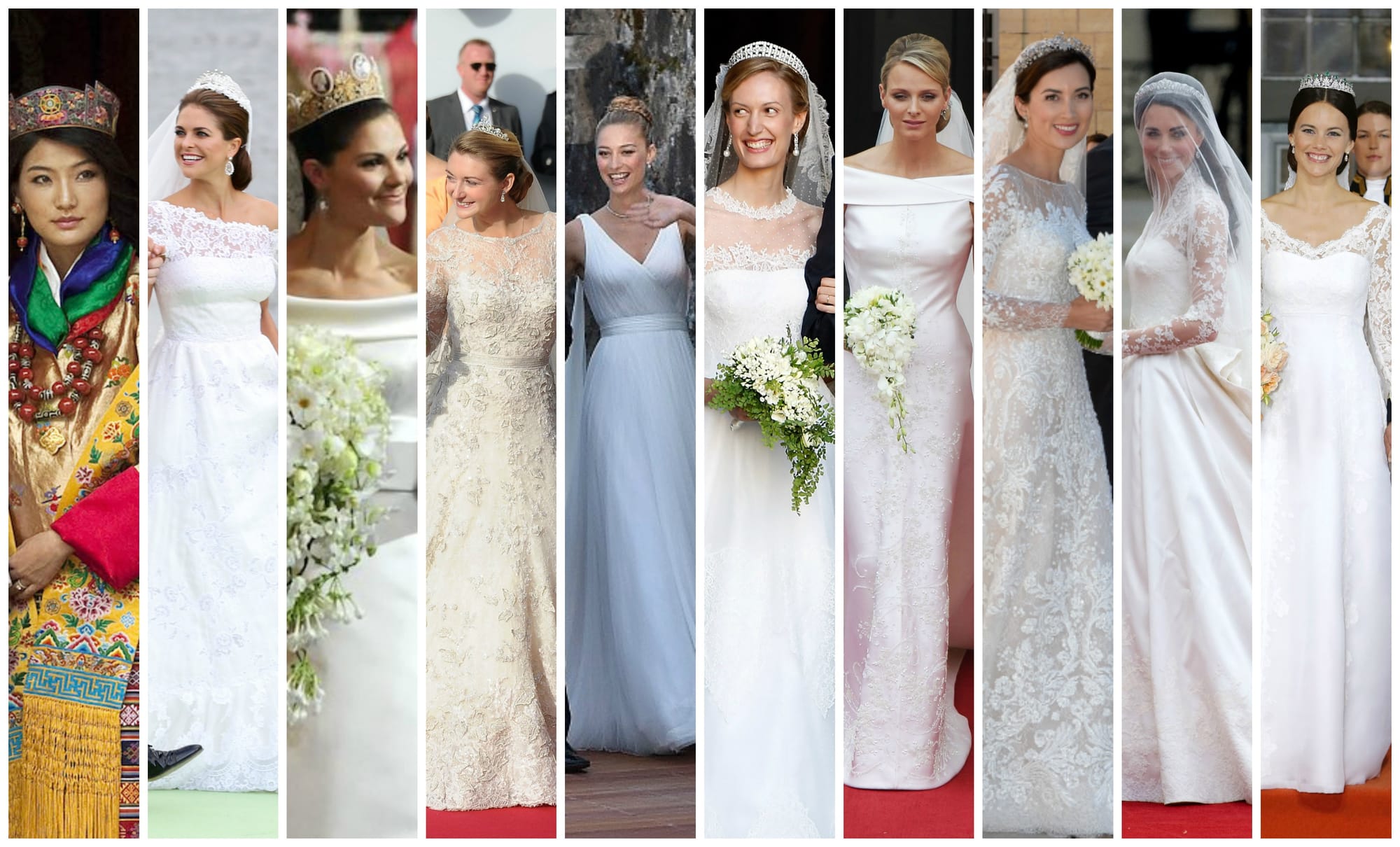 The Last Ten Years of Royal Wedding Gowns