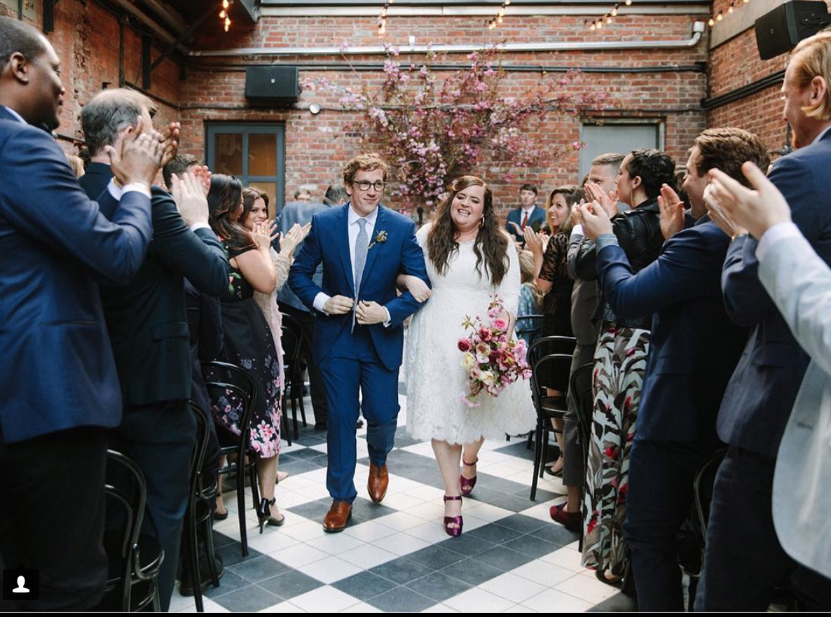 Aidy Bryant's Wedding Look Is Honestly So Perfect