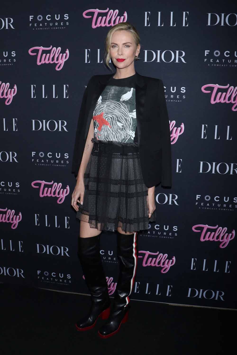 Charlize Theron Is Doing Dior's Schoolgirl Thing
