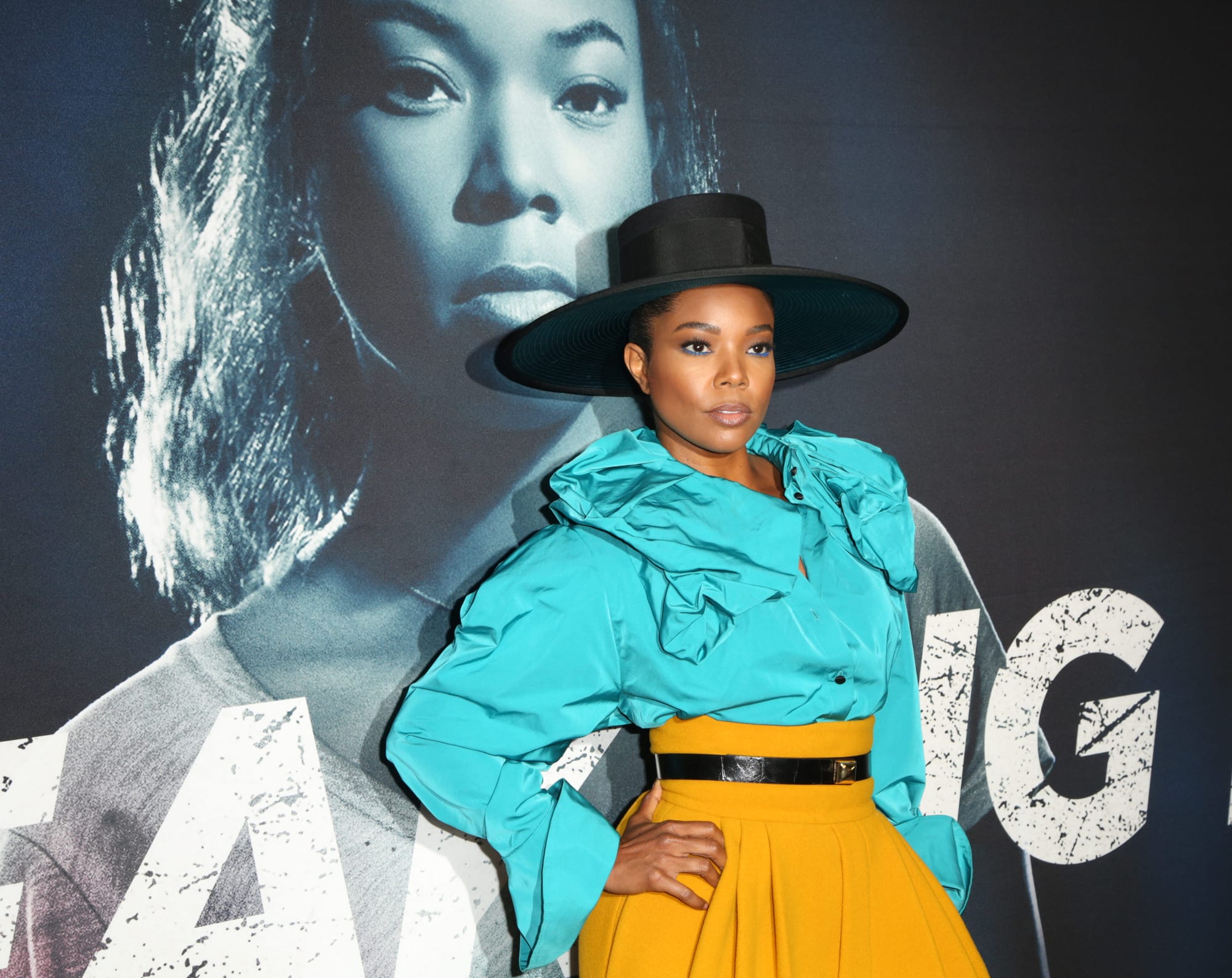 Gabrielle Union Looks VERY Dramatic
