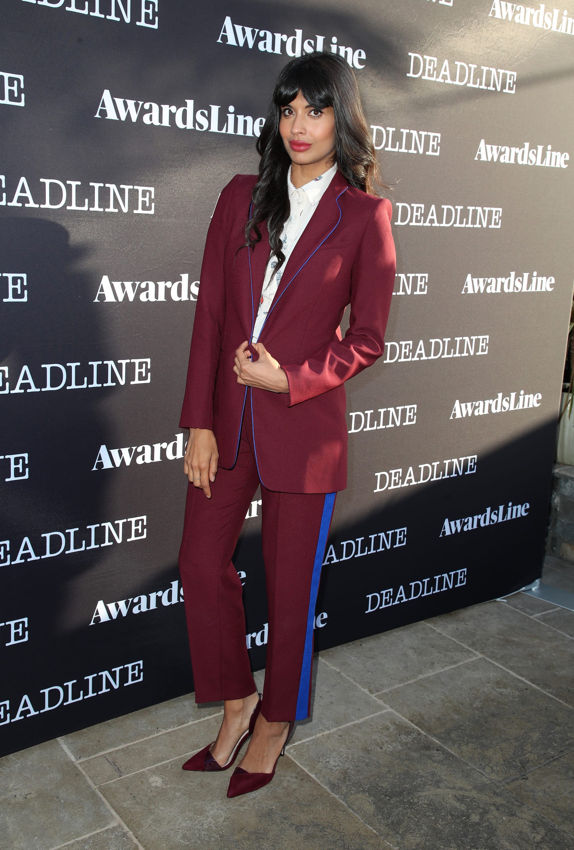 Jameela Jamil's Suit Is Snazzy