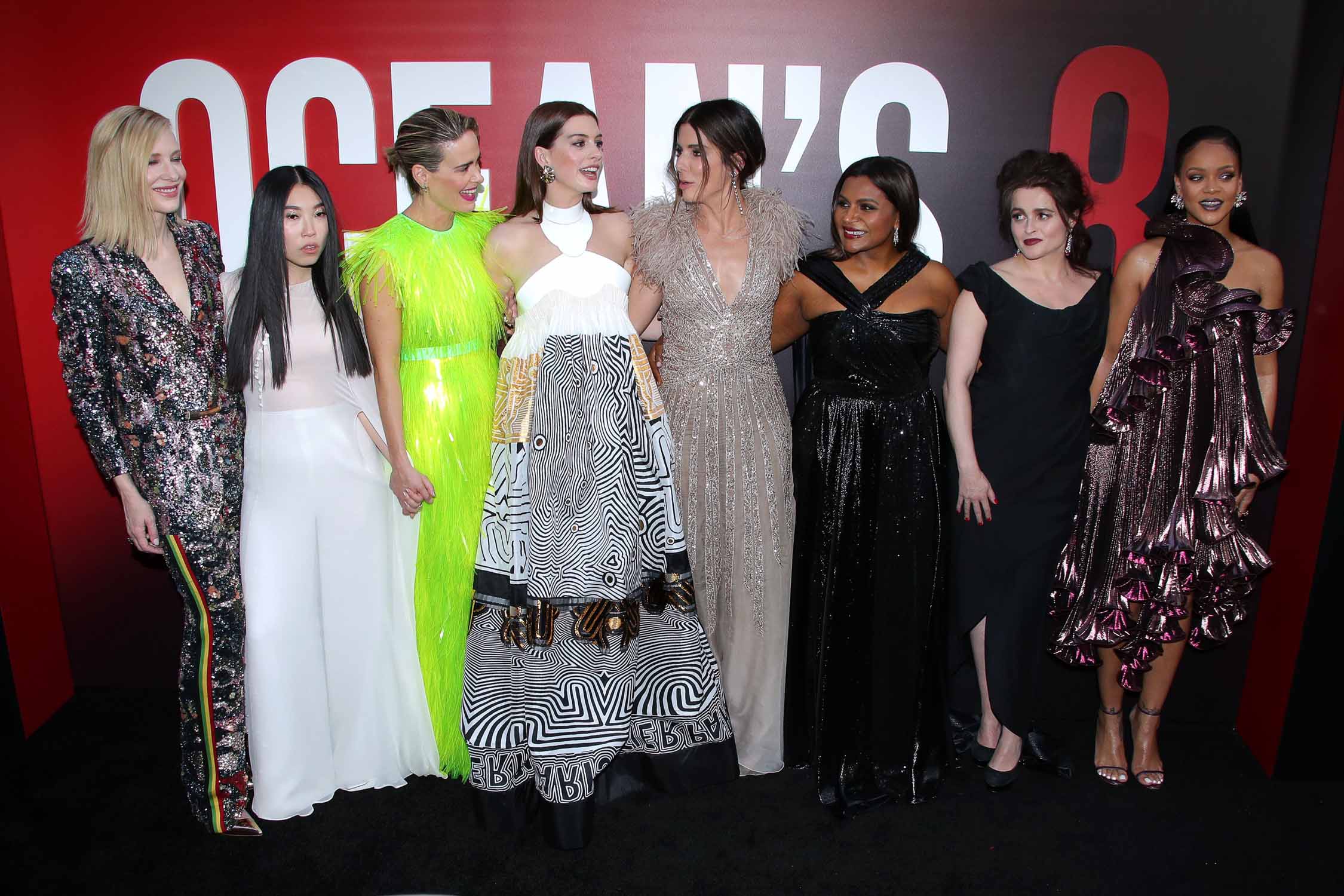 The Titular Ocean's Eight are Finally All Together at the Premiere