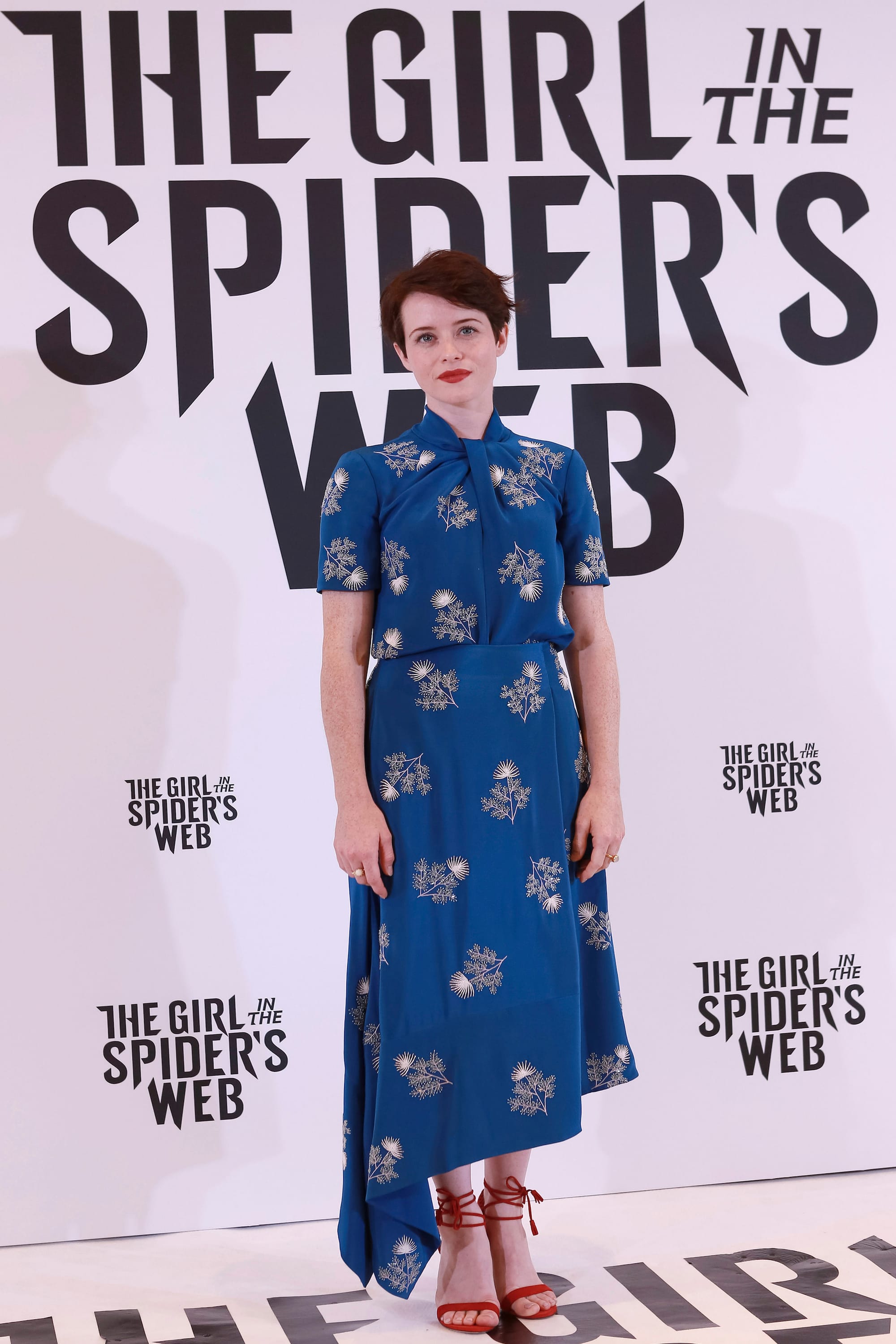Claire Foy's Floral Day Dress Is Very Cute