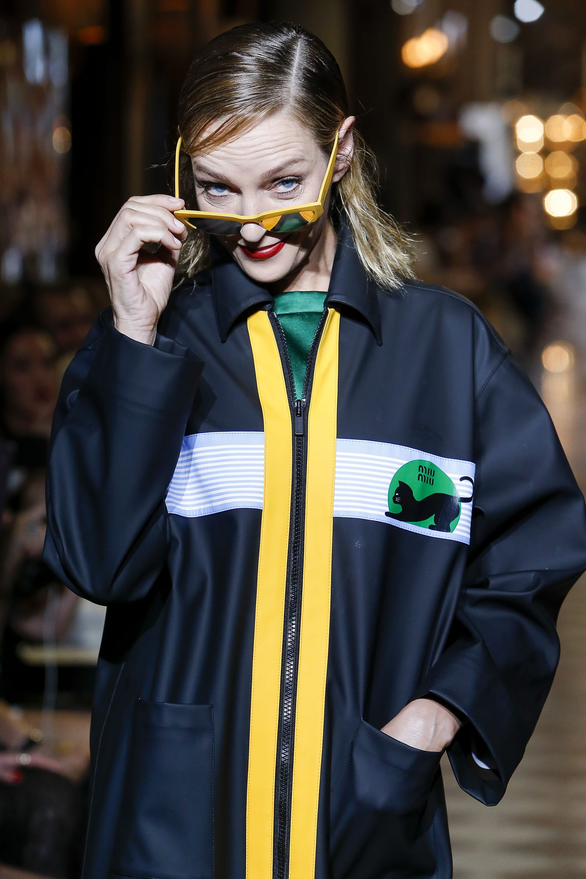 Miu Miu Sends Celebrities Down the Runway