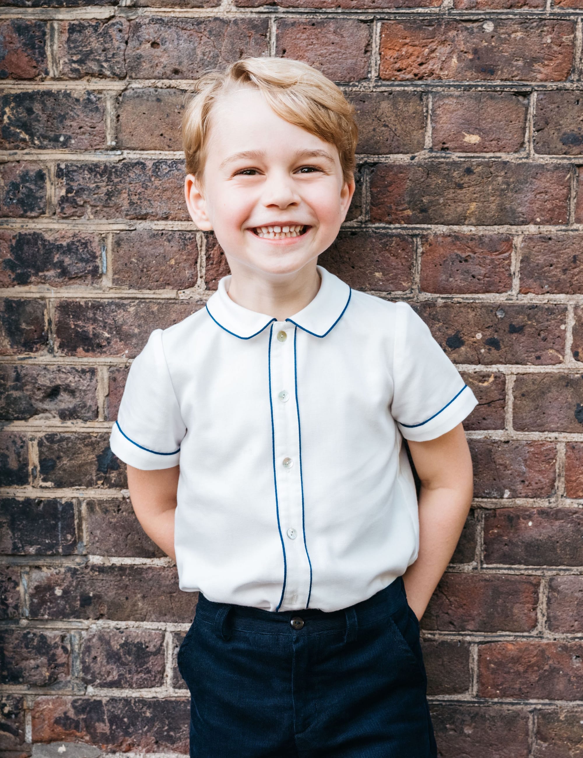 Wills & Kate Gave Us a New Pic of Prince George For His Birthday