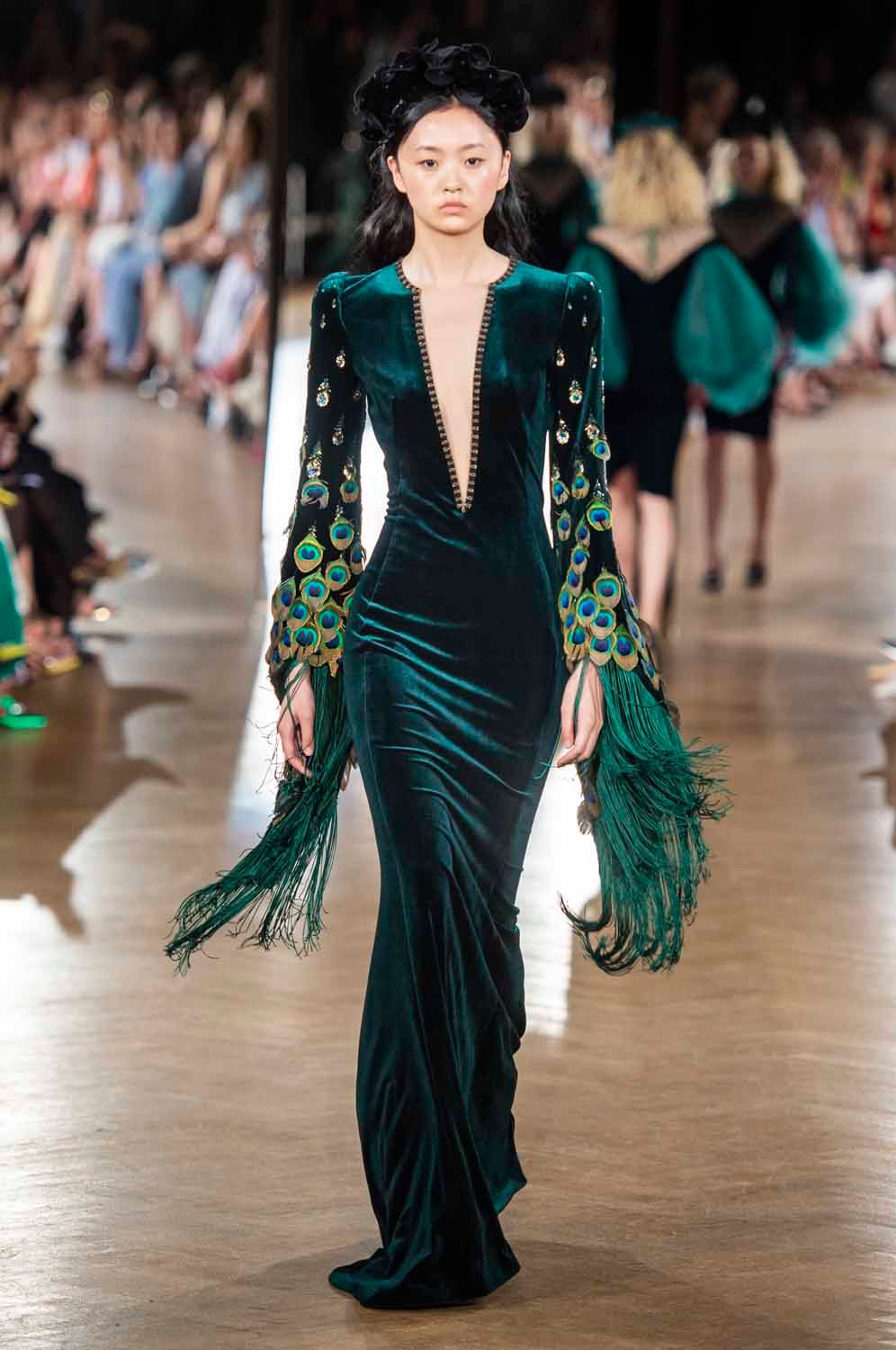Yanina Couture: Lots of Velvet, Light On Pants