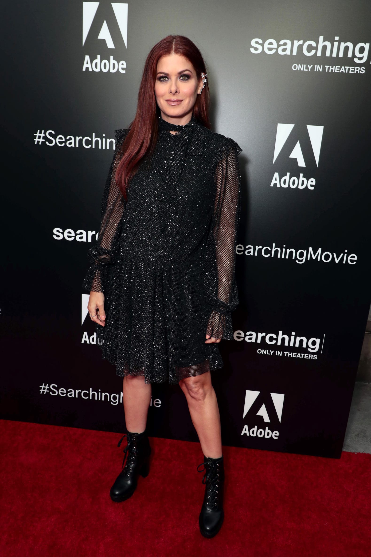 Debra Messing Is Somehow Both Goth AND Sparkly