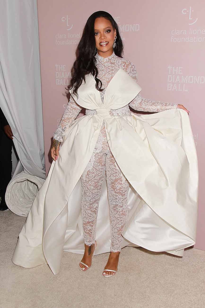 Rihanna Goes Dramatic at her Diamond Ball