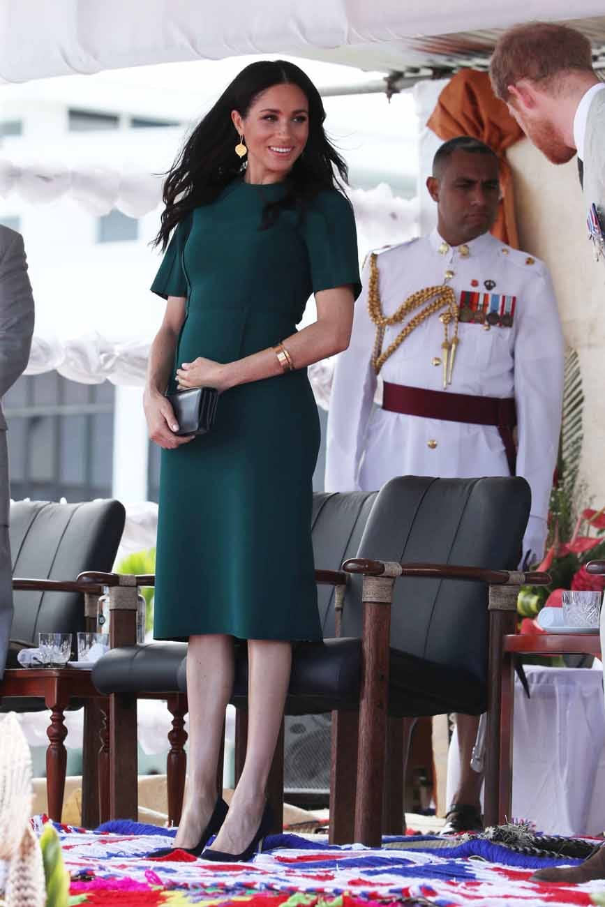 Royal Tour Day 10: Meghan Goes Green in Jason Wu