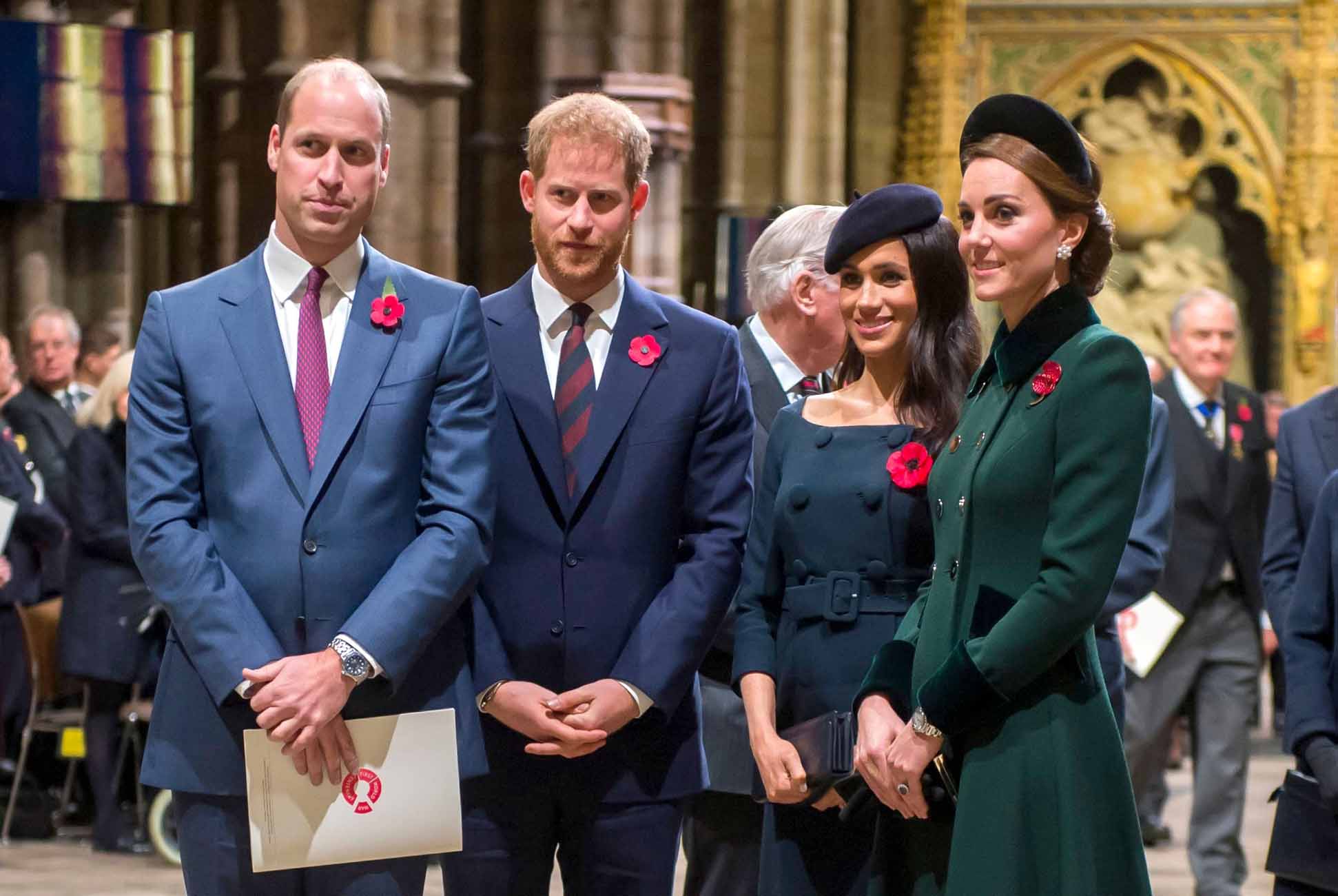 Many Hats and Many Coats Mark Remembrance Sunday for the Brits
