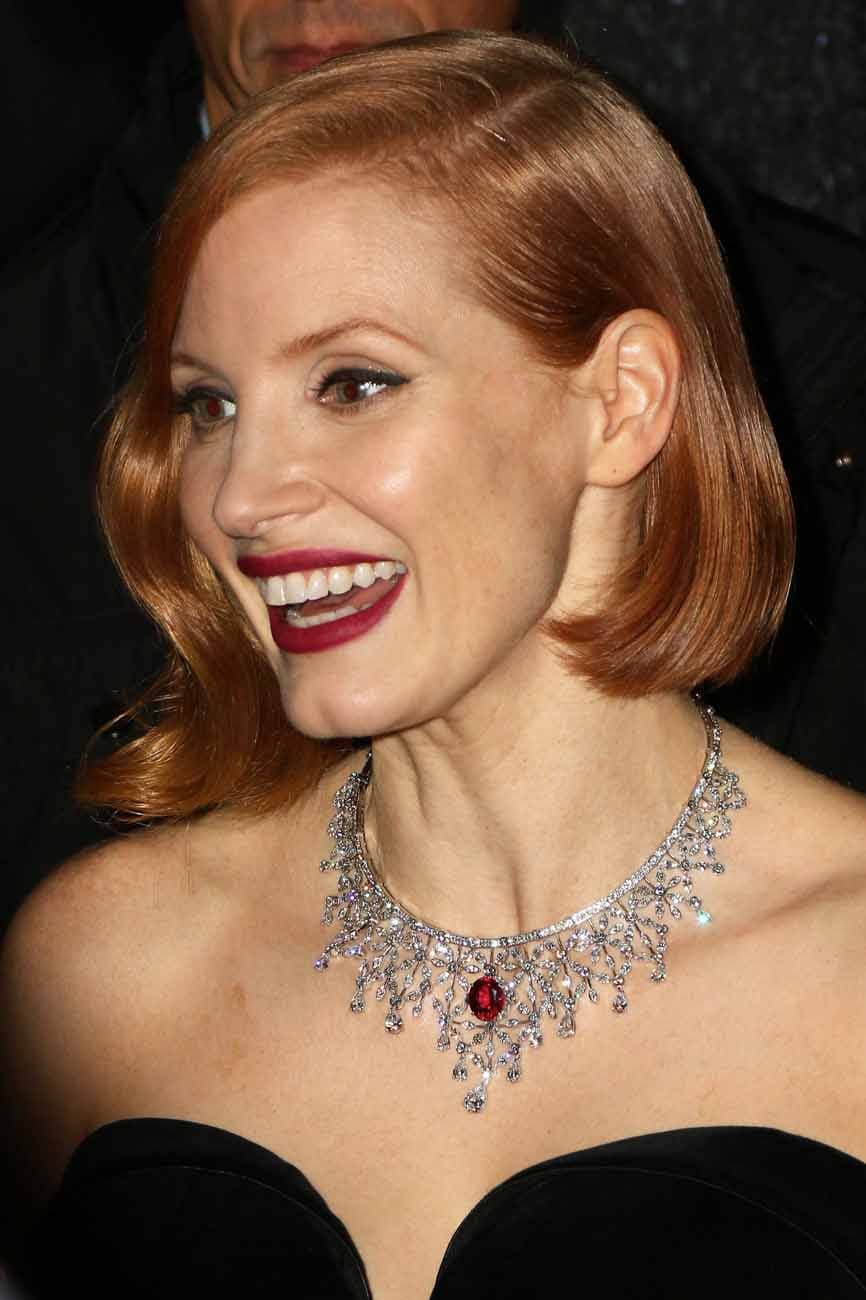Jessica Chastain Brings Out Some Majestic Jewels