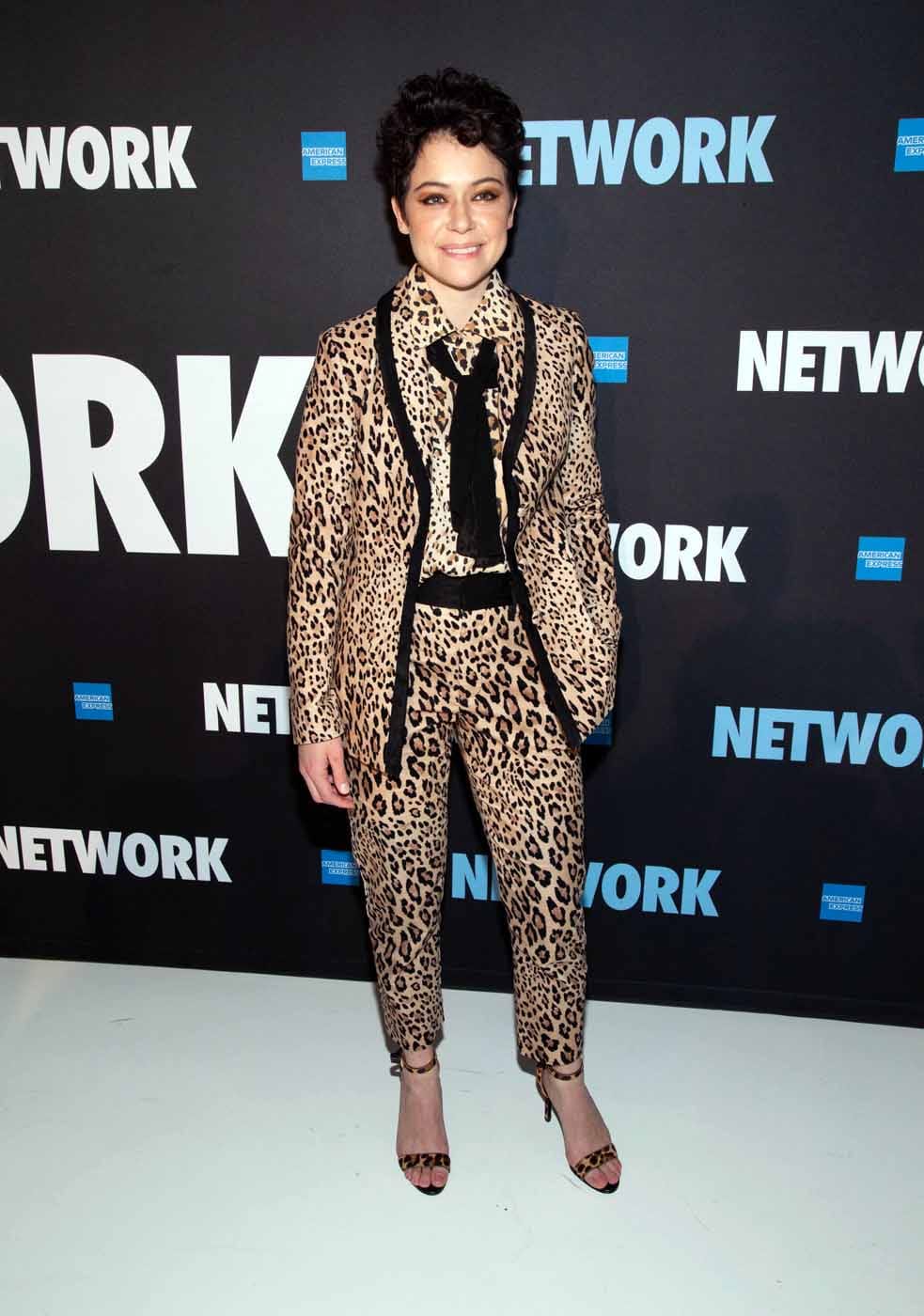 Tatiana Maslany Is Wearing Too Much Leopard EVEN FOR ME