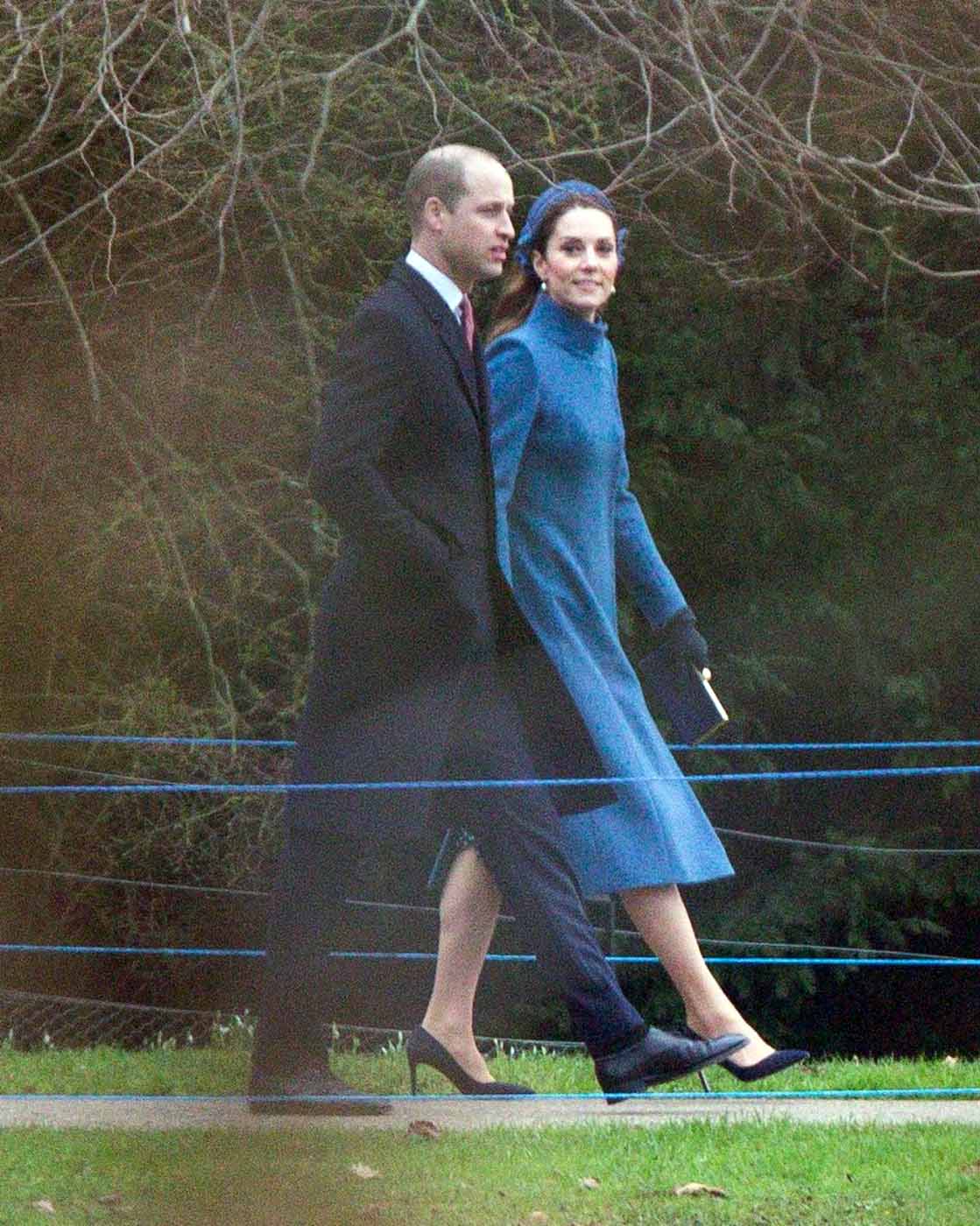 Wills and Kate Make an Appearance For Church With the Queen