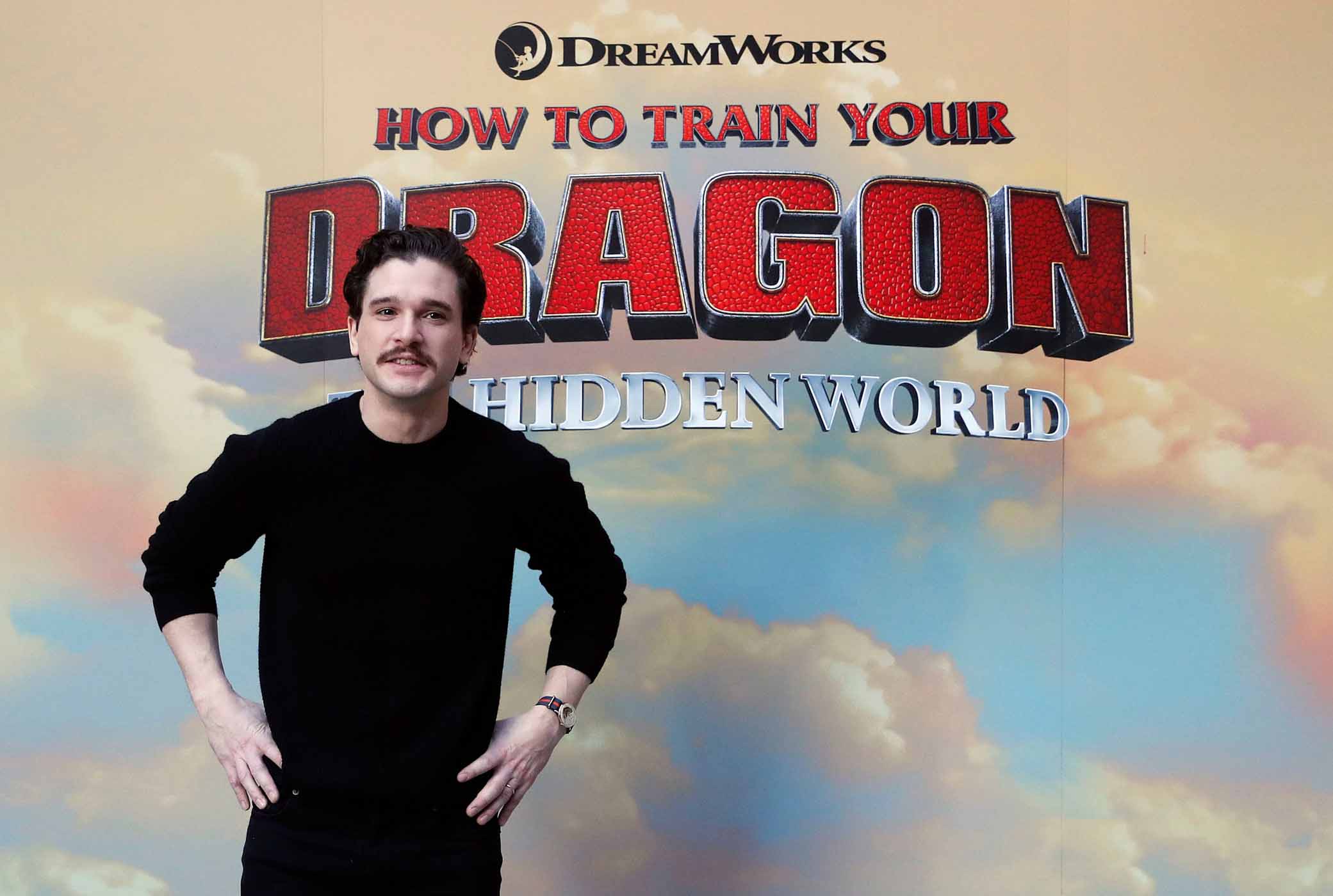 Kit Harington Is Doing a Thing With His Facial Hair Right Now