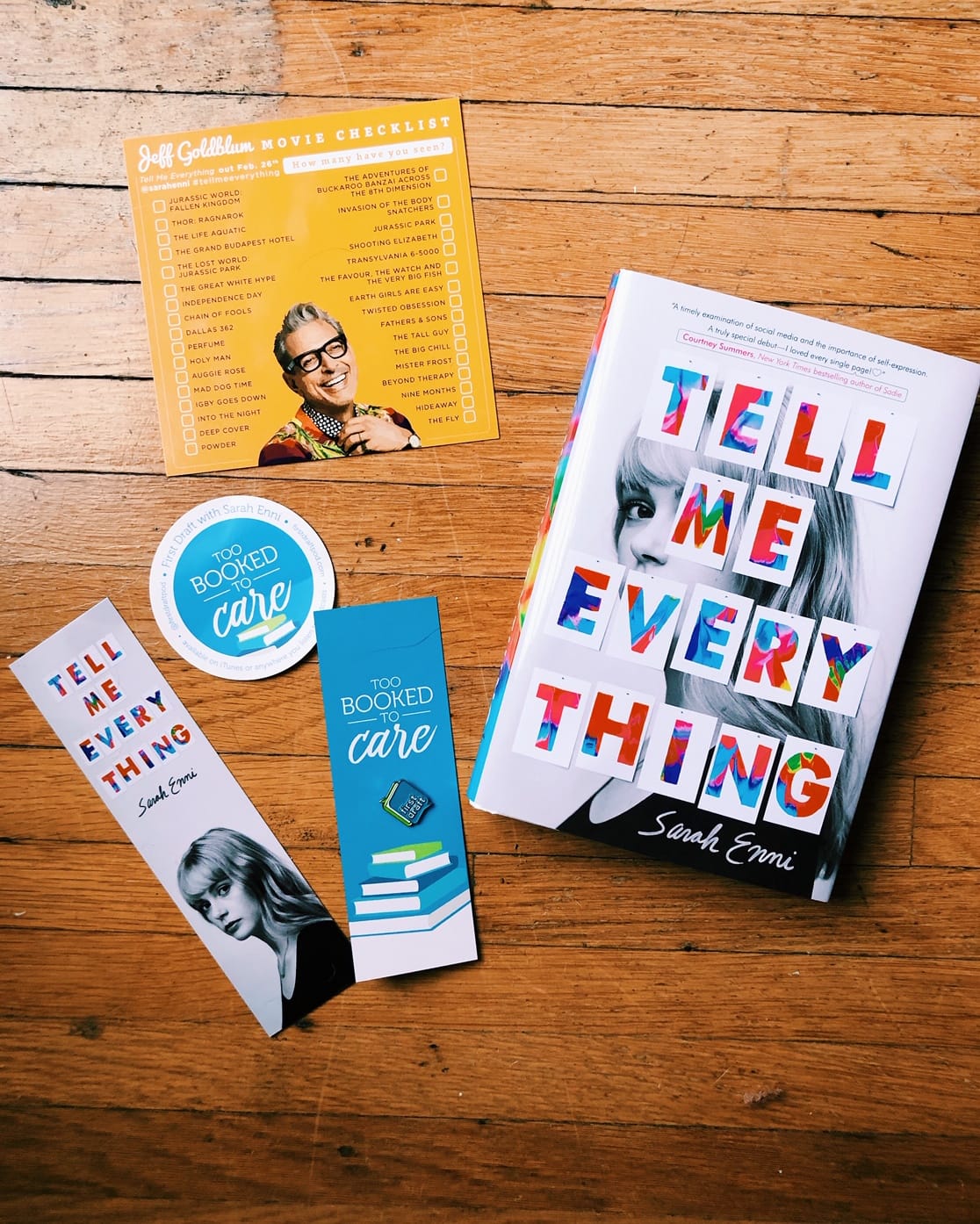 GFY Giveaway: TELL ME EVERYTHING by Sarah Enni