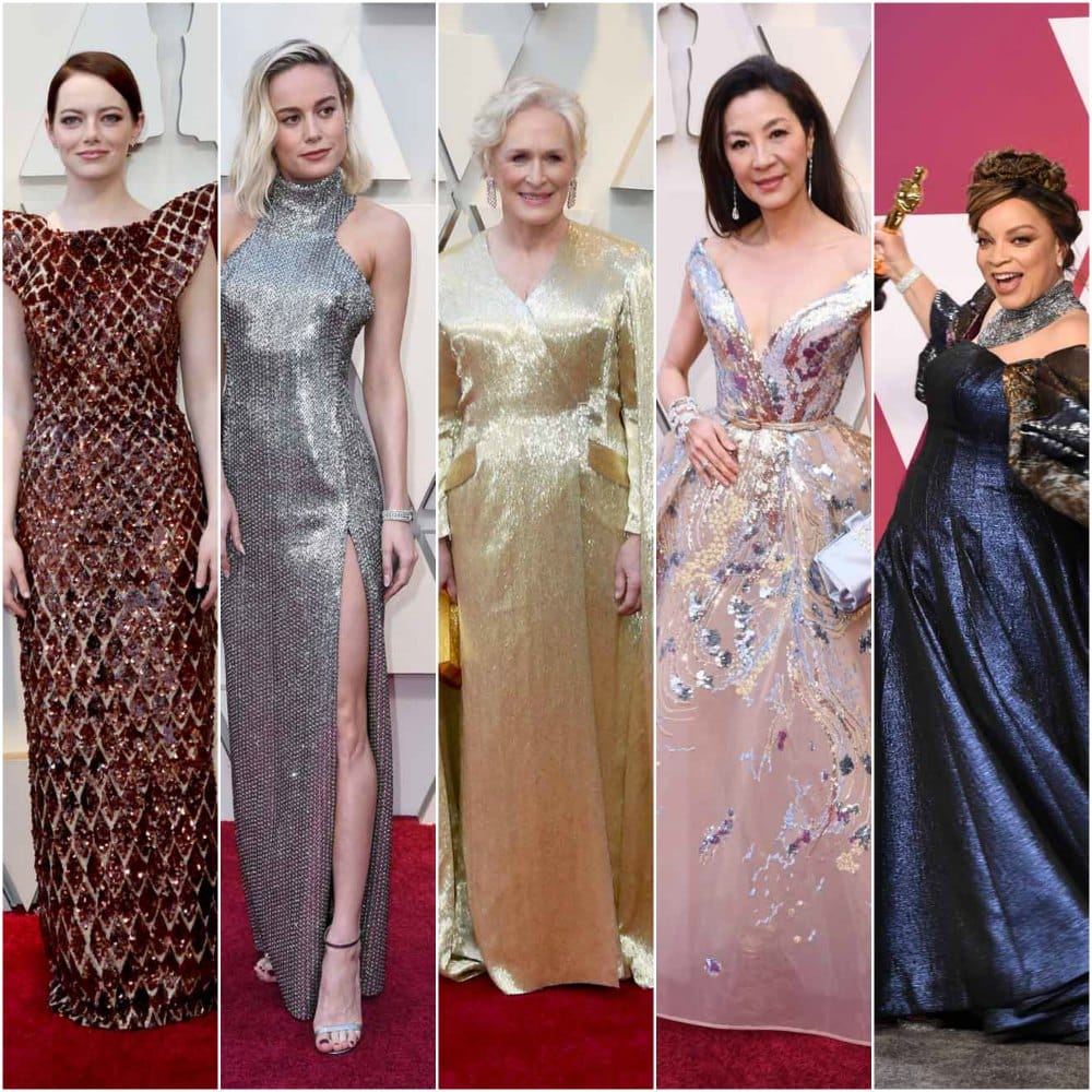 Oscars 2019: Glenn Close Swung Big, and Other Glittering Gowns