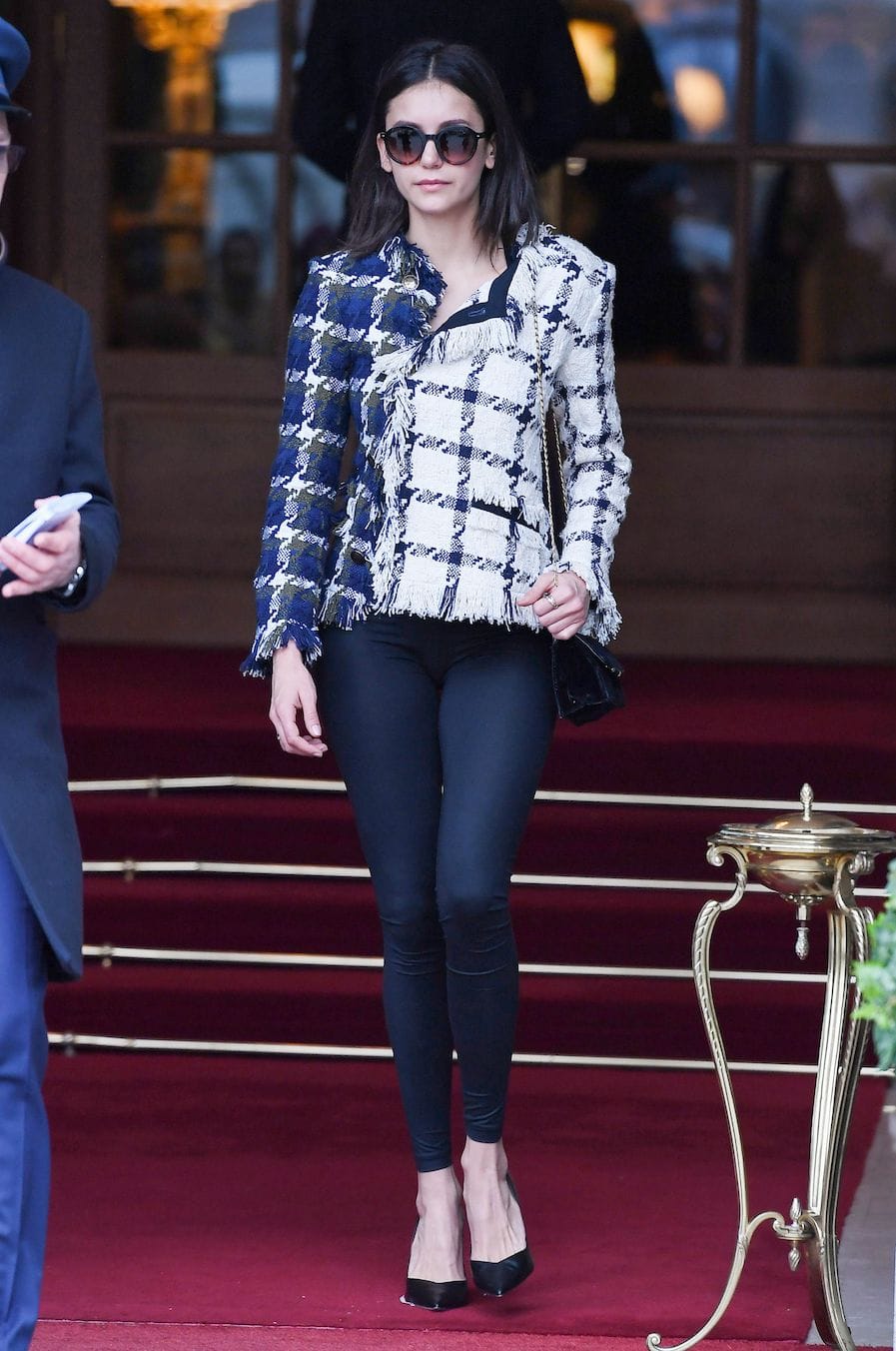 Nina Dobrev Looks So Cute in Paris