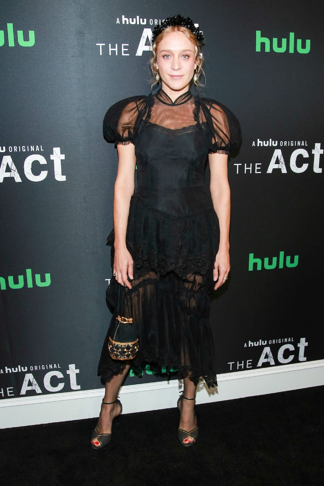 Here's a Sneak Peek at Chloe Sevigny's Sexy Tudor Widow Costume