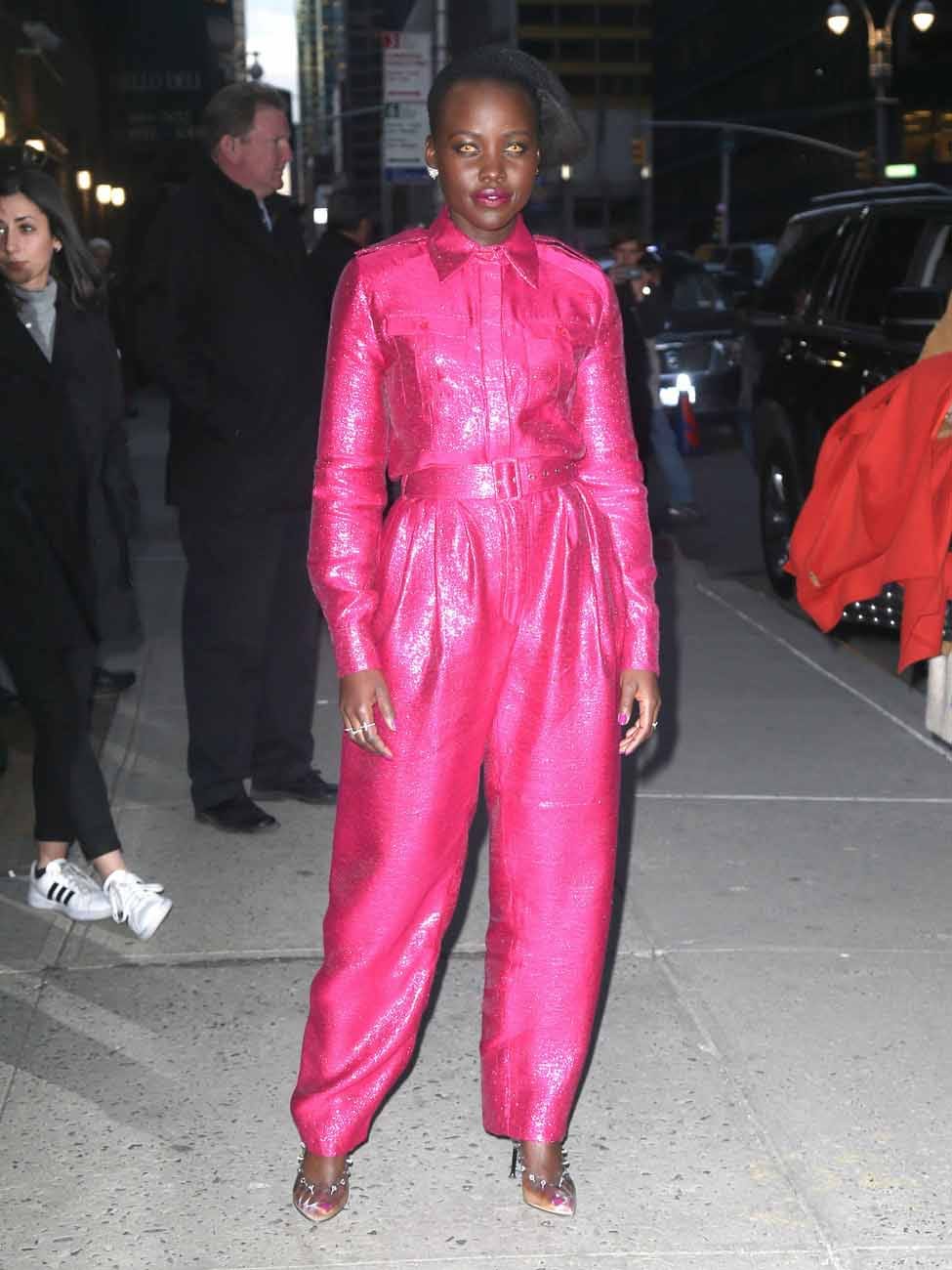 Here's Lupita Again Today, And This Time, She's Got Creepy Lenses In Again