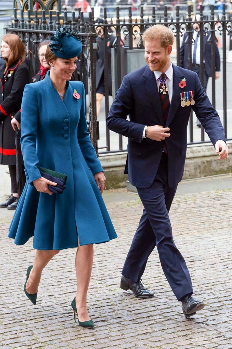 Kate and Harry Come Out for ANZAC Day
