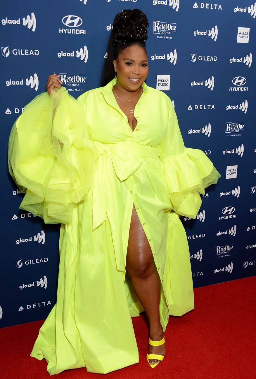 Lizzo Is a Ray of Sunshine at the GLAAD Awards