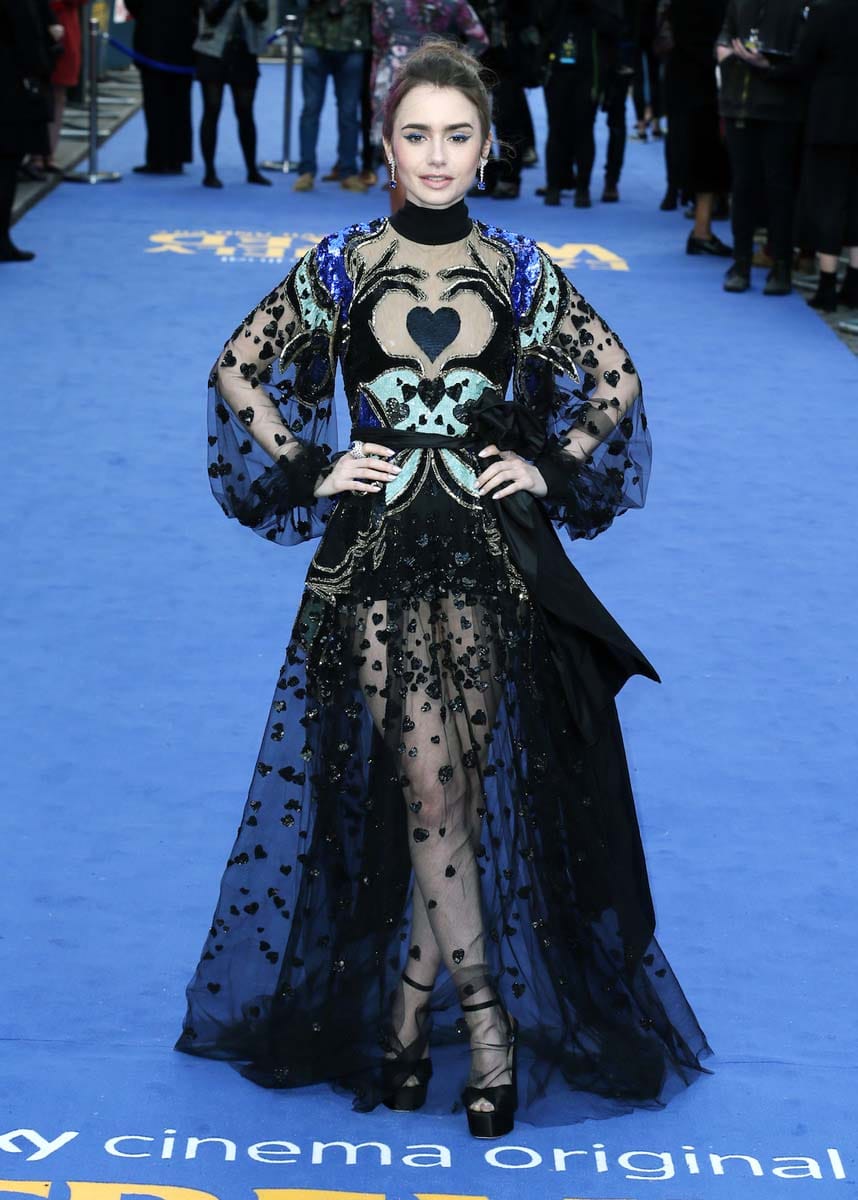 Lily Collins WENT FOR IT.