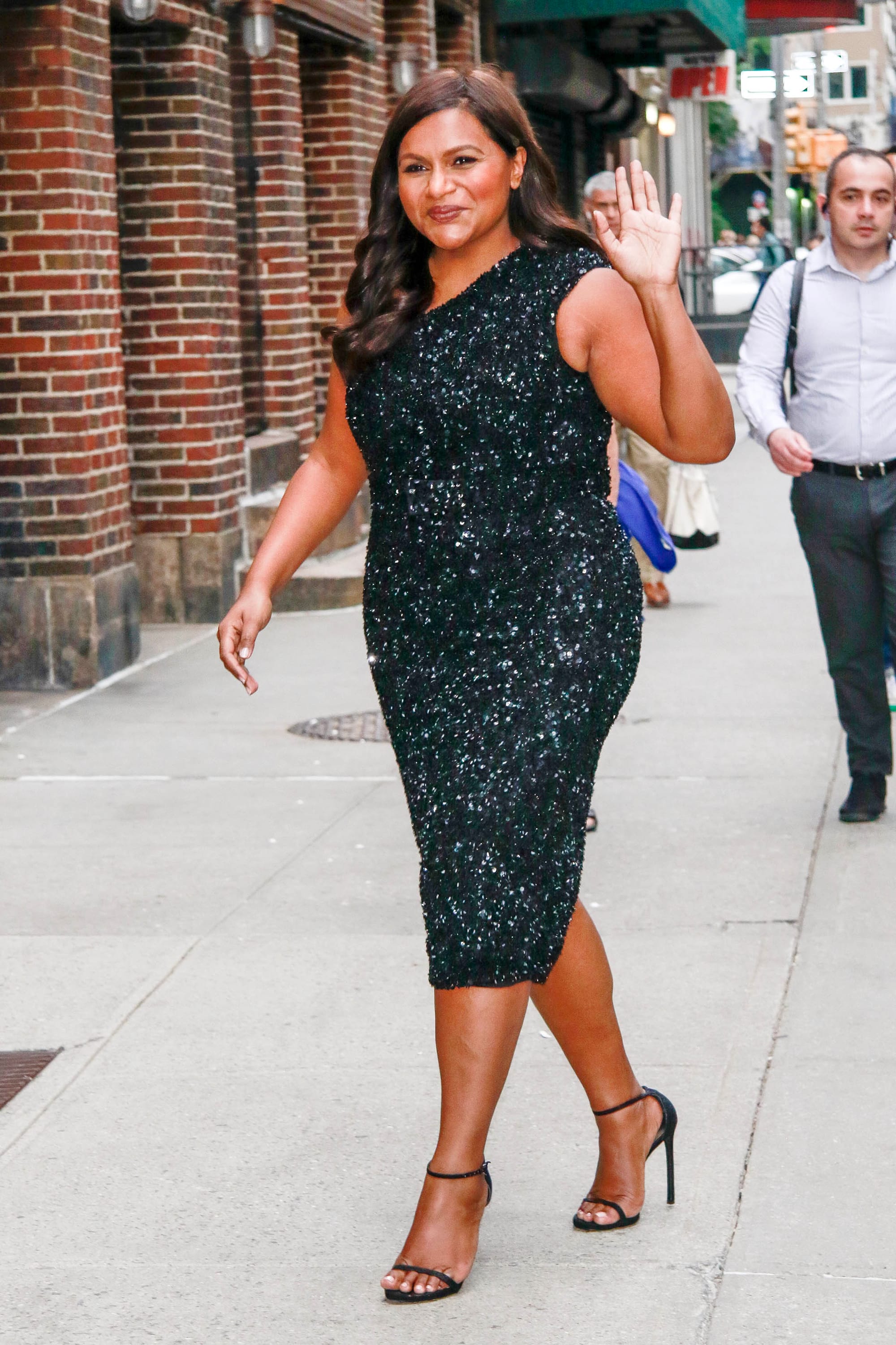Mindy Kaling Continues Promoting Late Night, Cutely