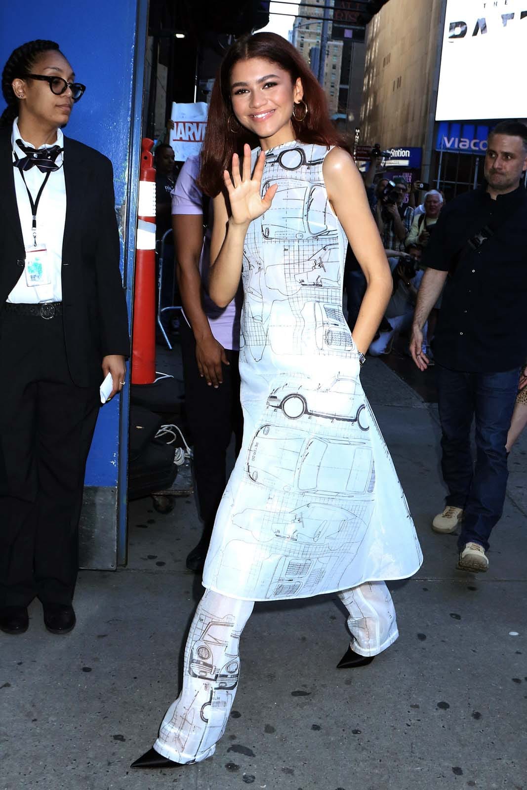 Zendaya Is Back on the Road for Spiderman