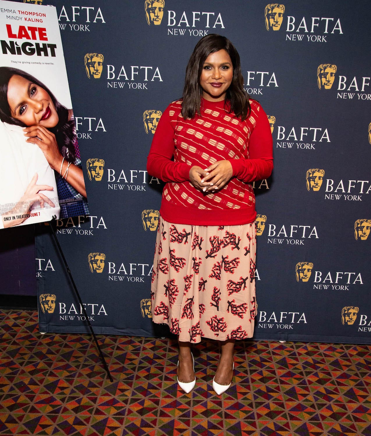 Mindy Kaling Is Mixing Patterns