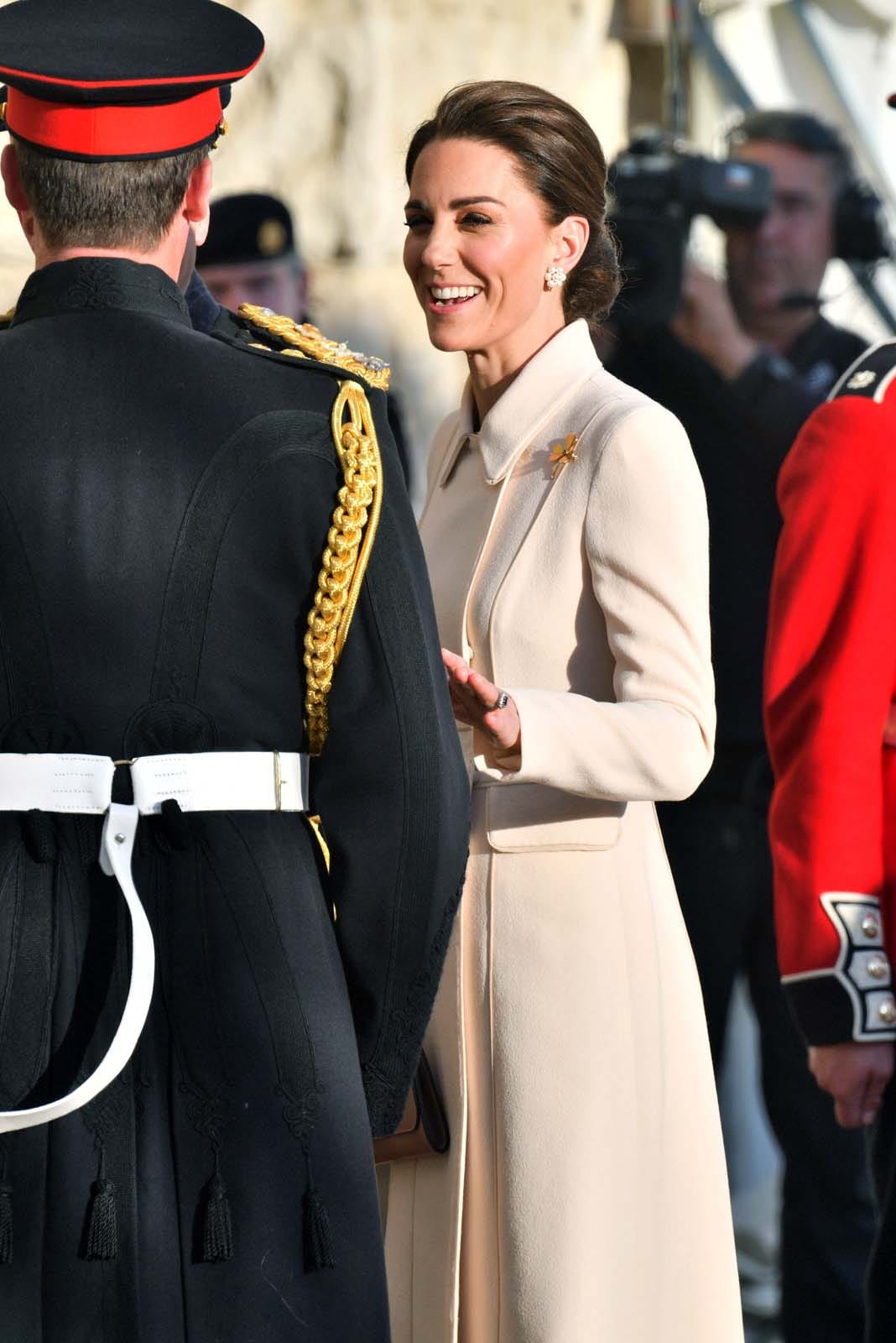 Kate Attended Beating Retreat Tonight in a New* Coat