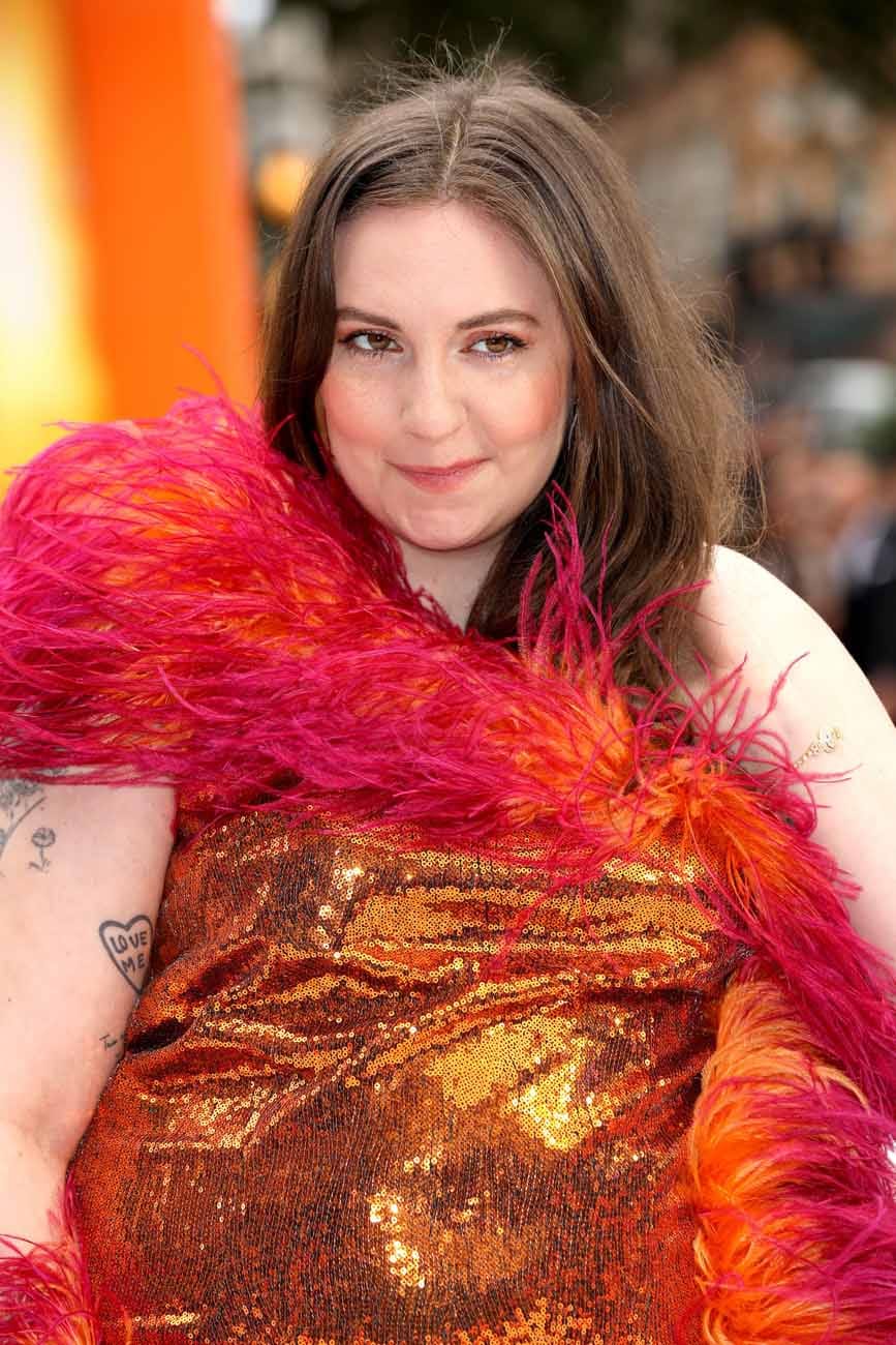 Lena Dunham Vamps It Up