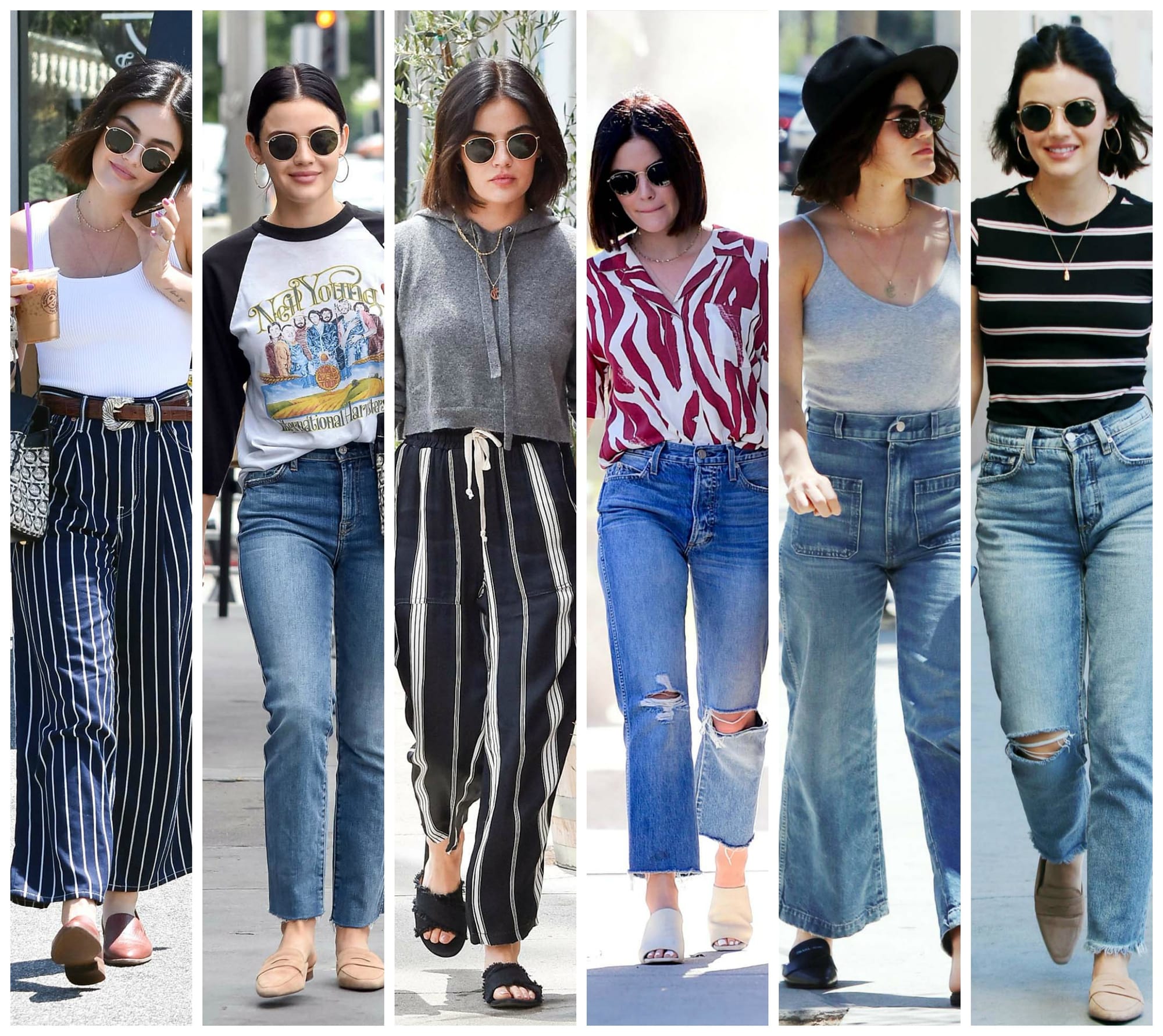 Lucy Hale Has Been Wearing All Kinds of Interesting Trousers Around Town Lately
