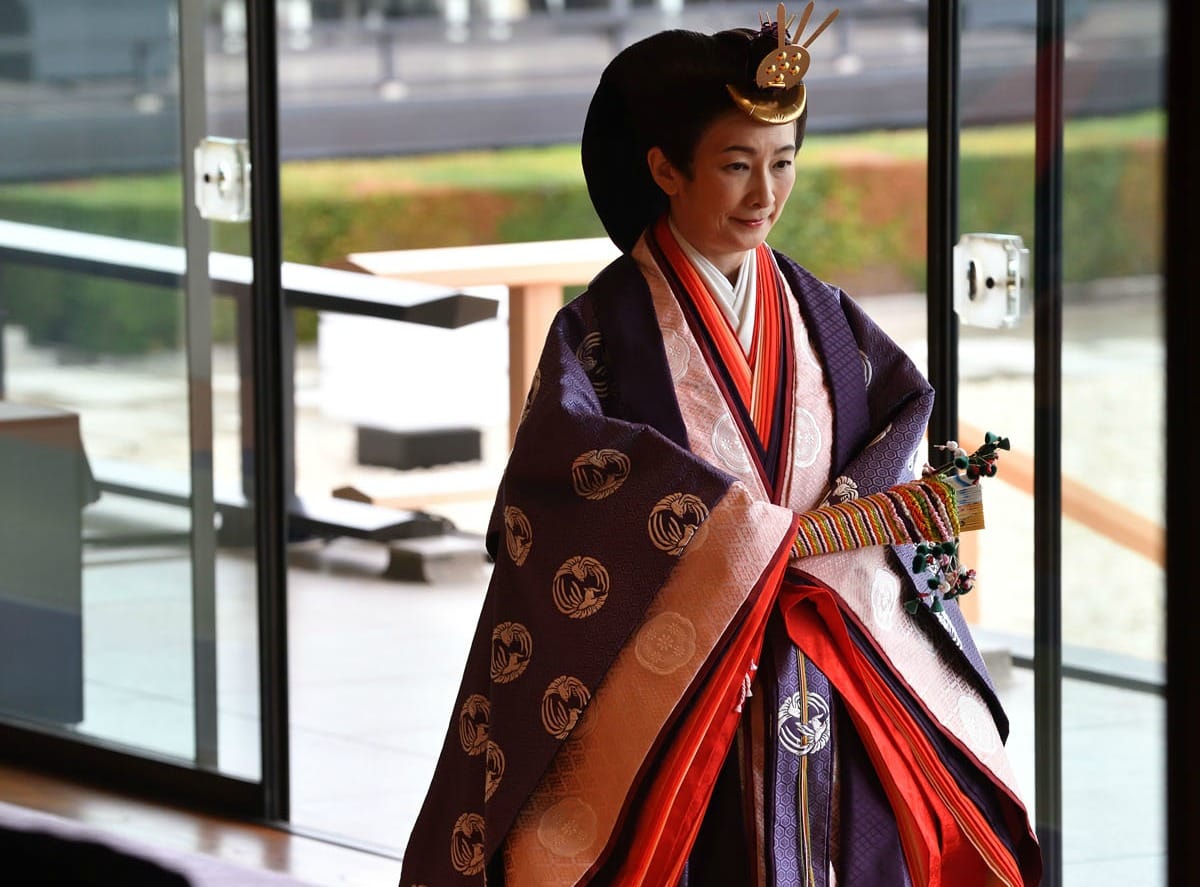 The Japanese Enthronement Was Very Glam And Interesting