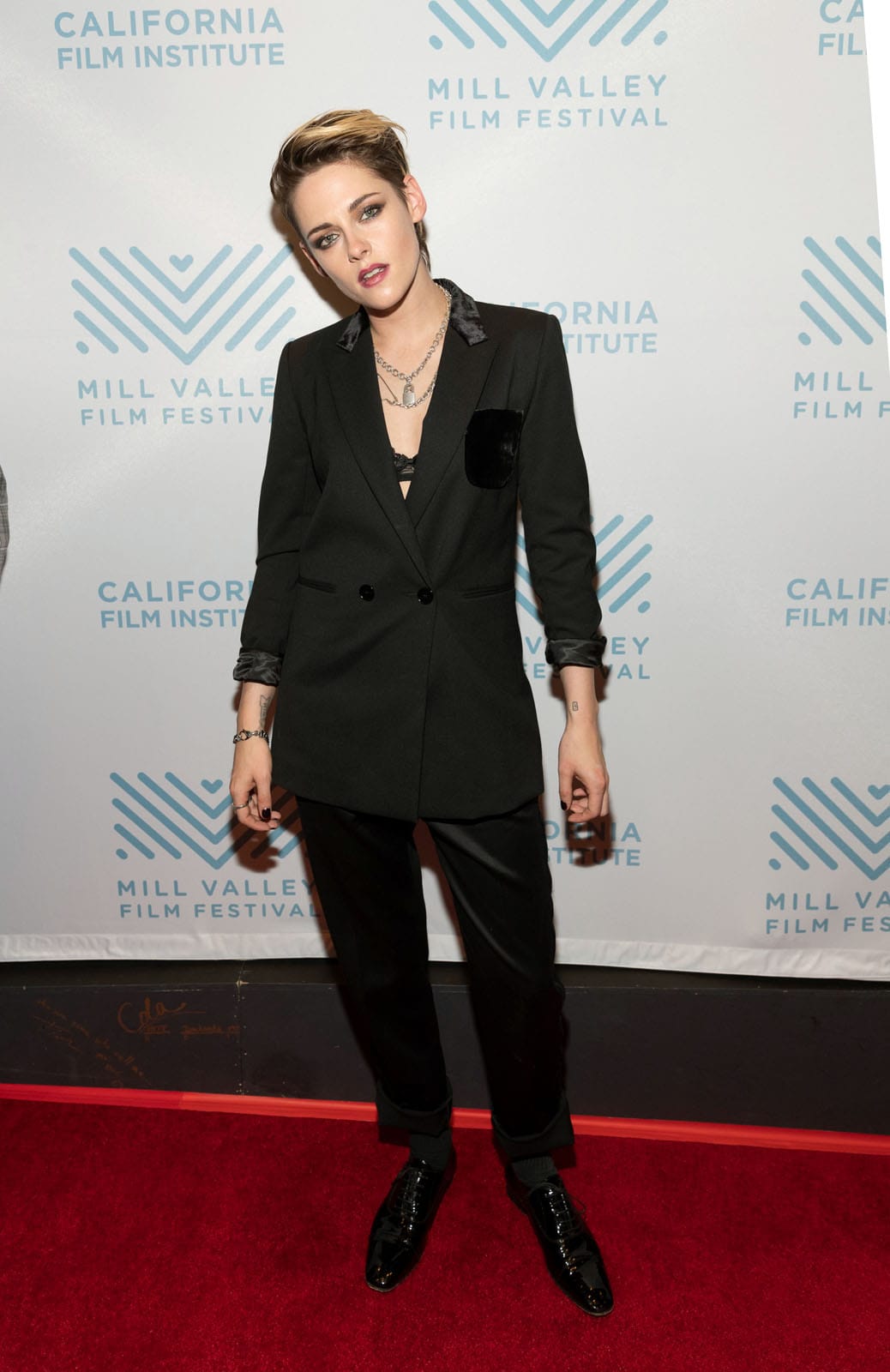 Kristen Stewart Continues to Embrace the Mighty Trouser as She Promotes Seberg