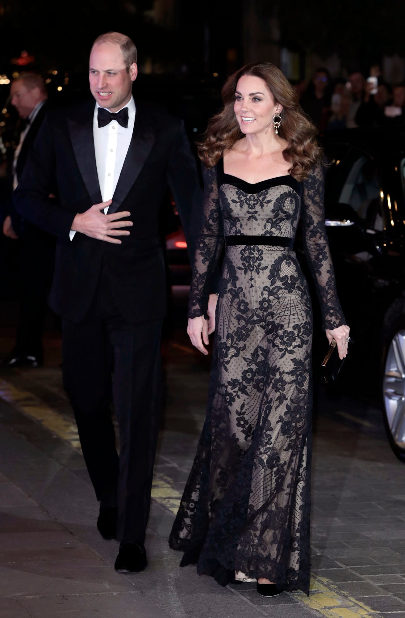 Wills and Kate Get Festive for the Royal Variety Show