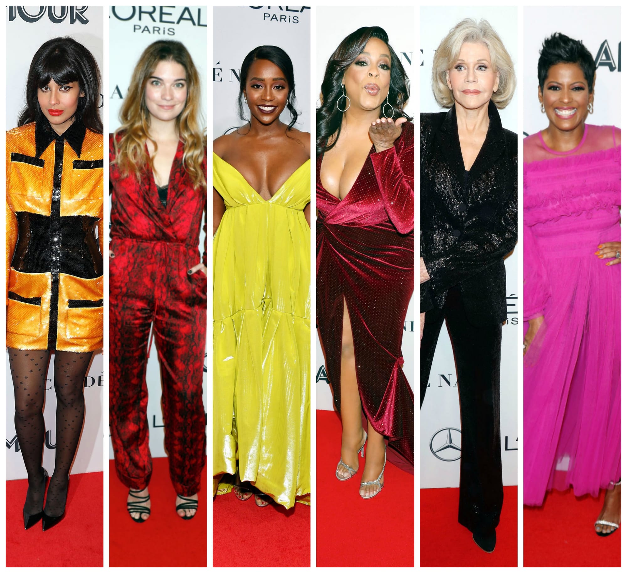 Here's the Rest of the Glamour WOTY Red Carpet!