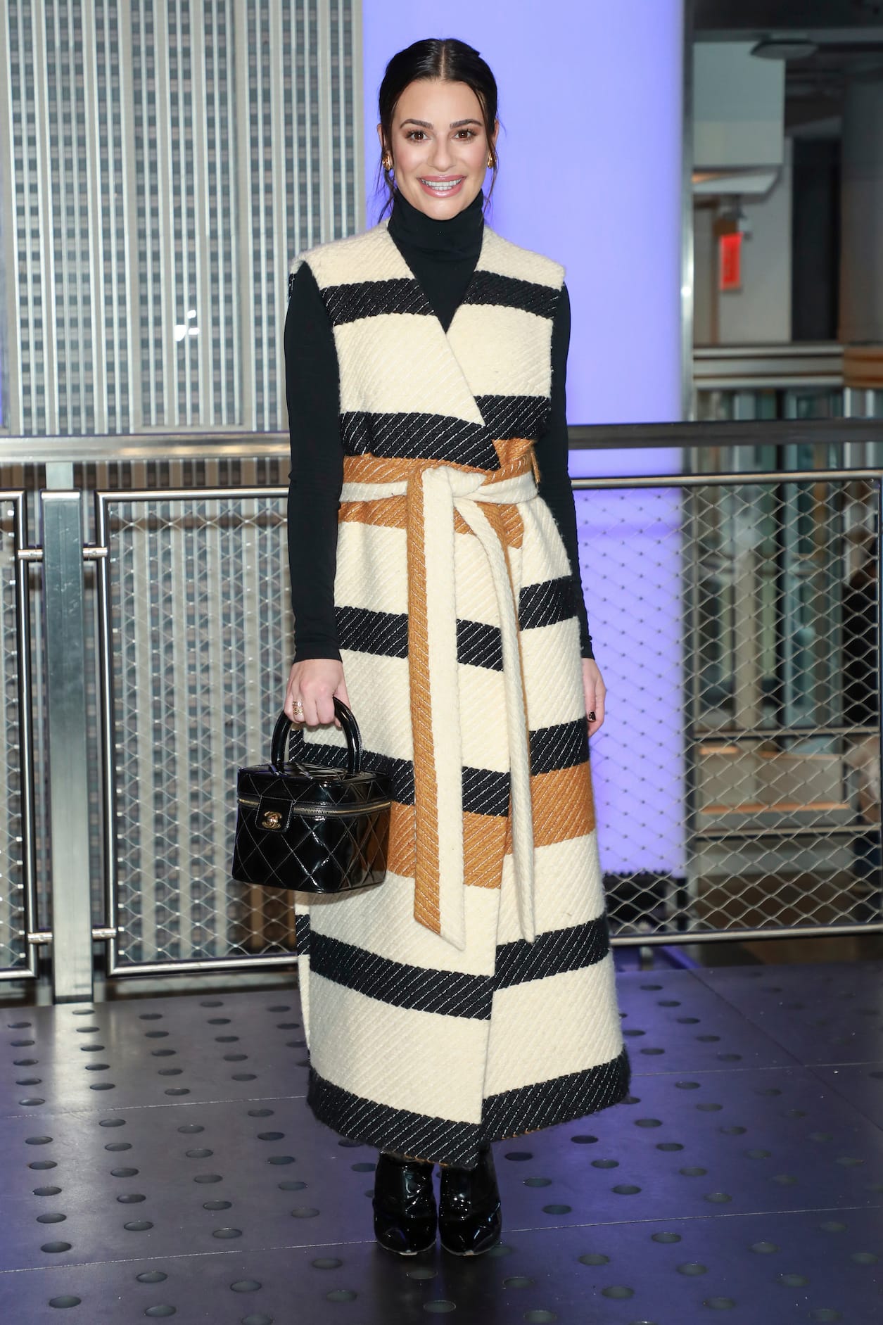 Lea Michele Wore a Really Cute Coat