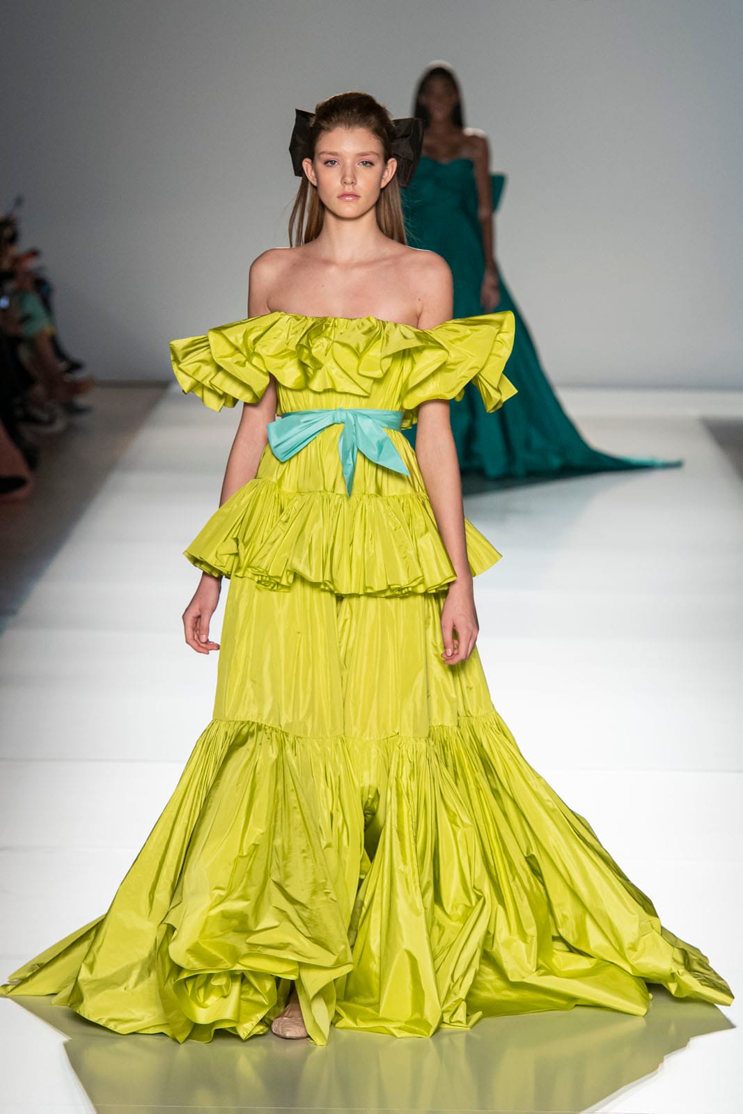 Ralph & Russo Sends Some Chartreuse Down The Runway