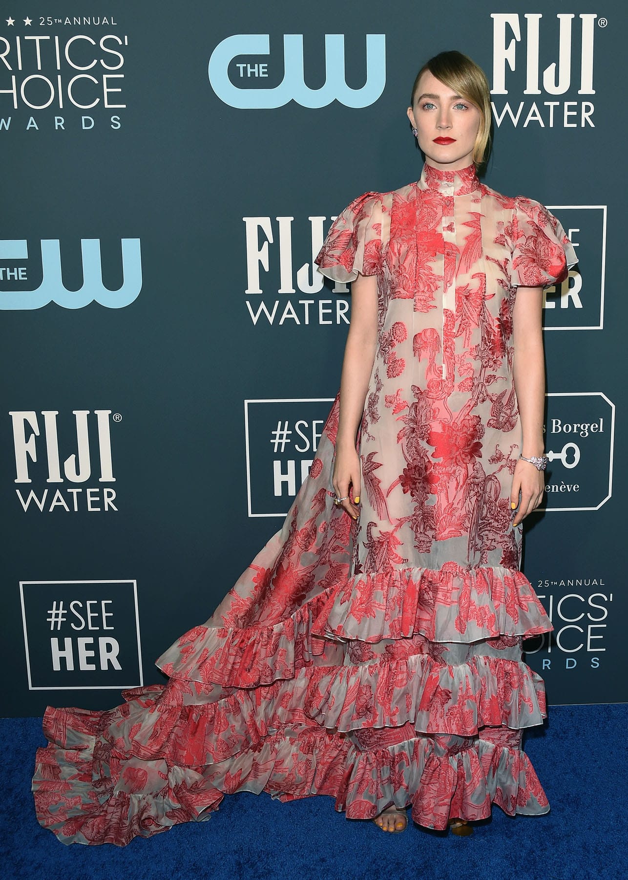 Saoirse Ronan Led the Many Patterns of the 2020 Critics Choice Awards