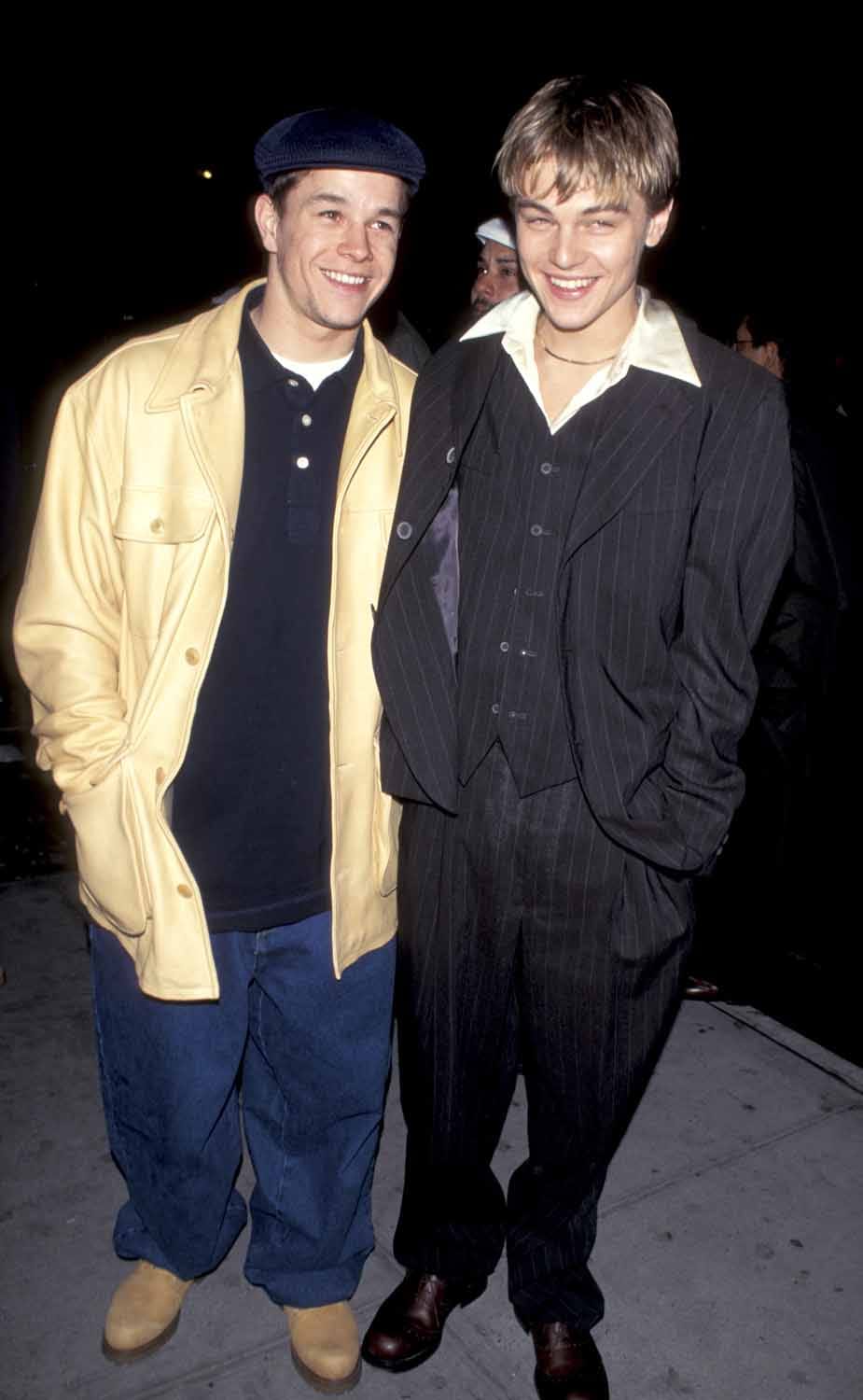 Do You Need a Reason To Look at this Old Photo of Marky Mark and Leo?