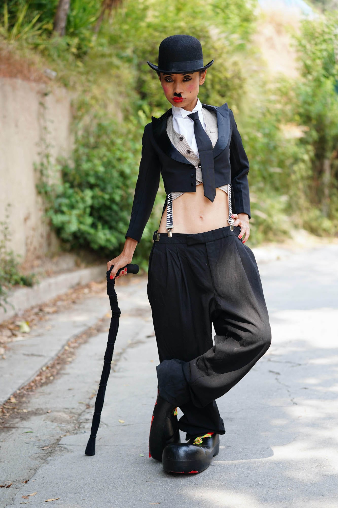 Bai Ling Is Giving Her Halloween Costume a Dry Run
