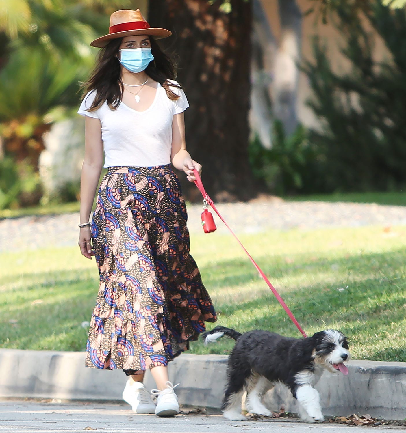 Ana de Armas Ramps Up The Dogwalking Fashion a Tad