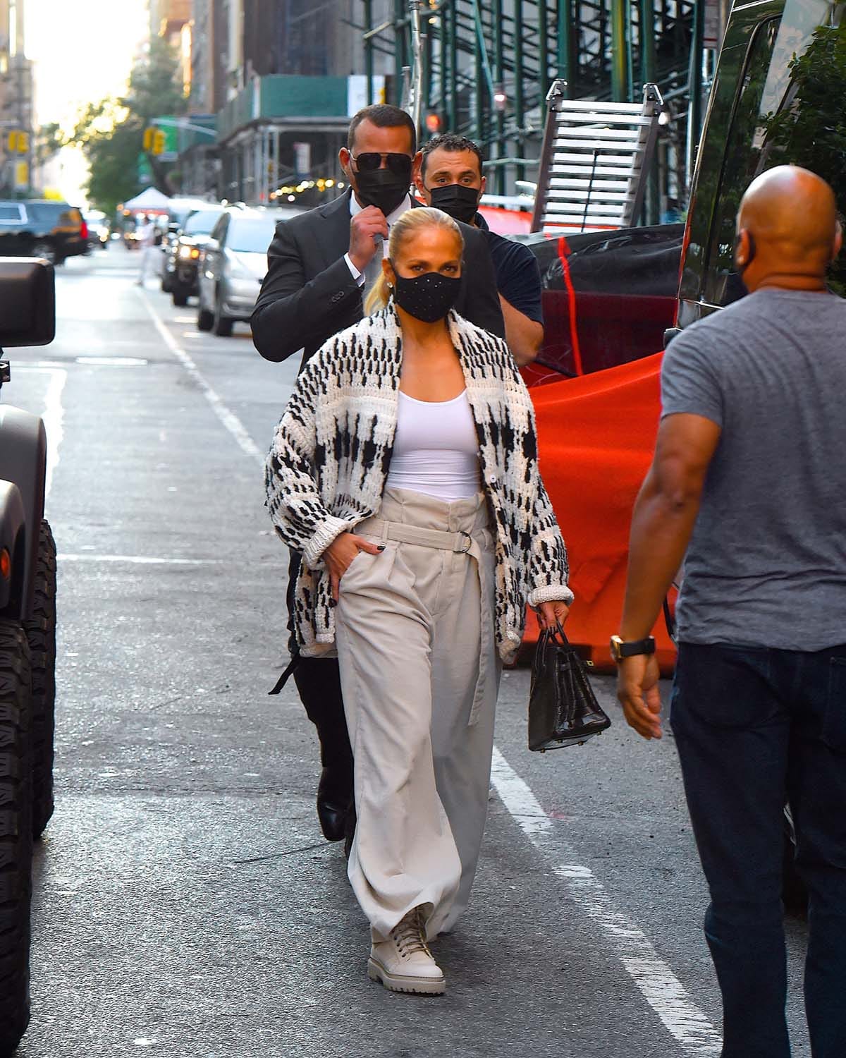 J.Lo Has Me Wondering If It's Wine Cardigan Season Yet